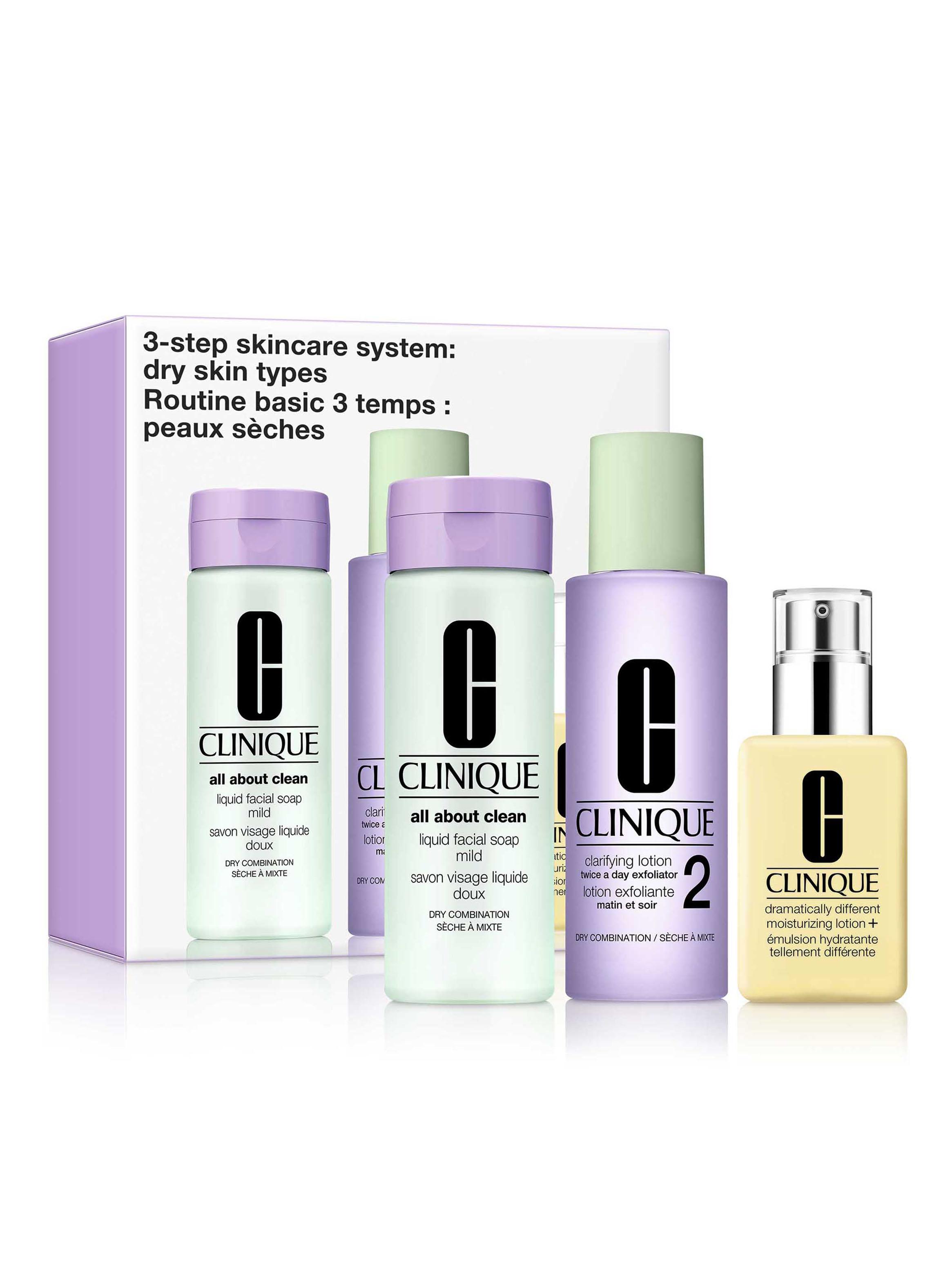 Set Clinique 3 Pasos Piel Seca-0