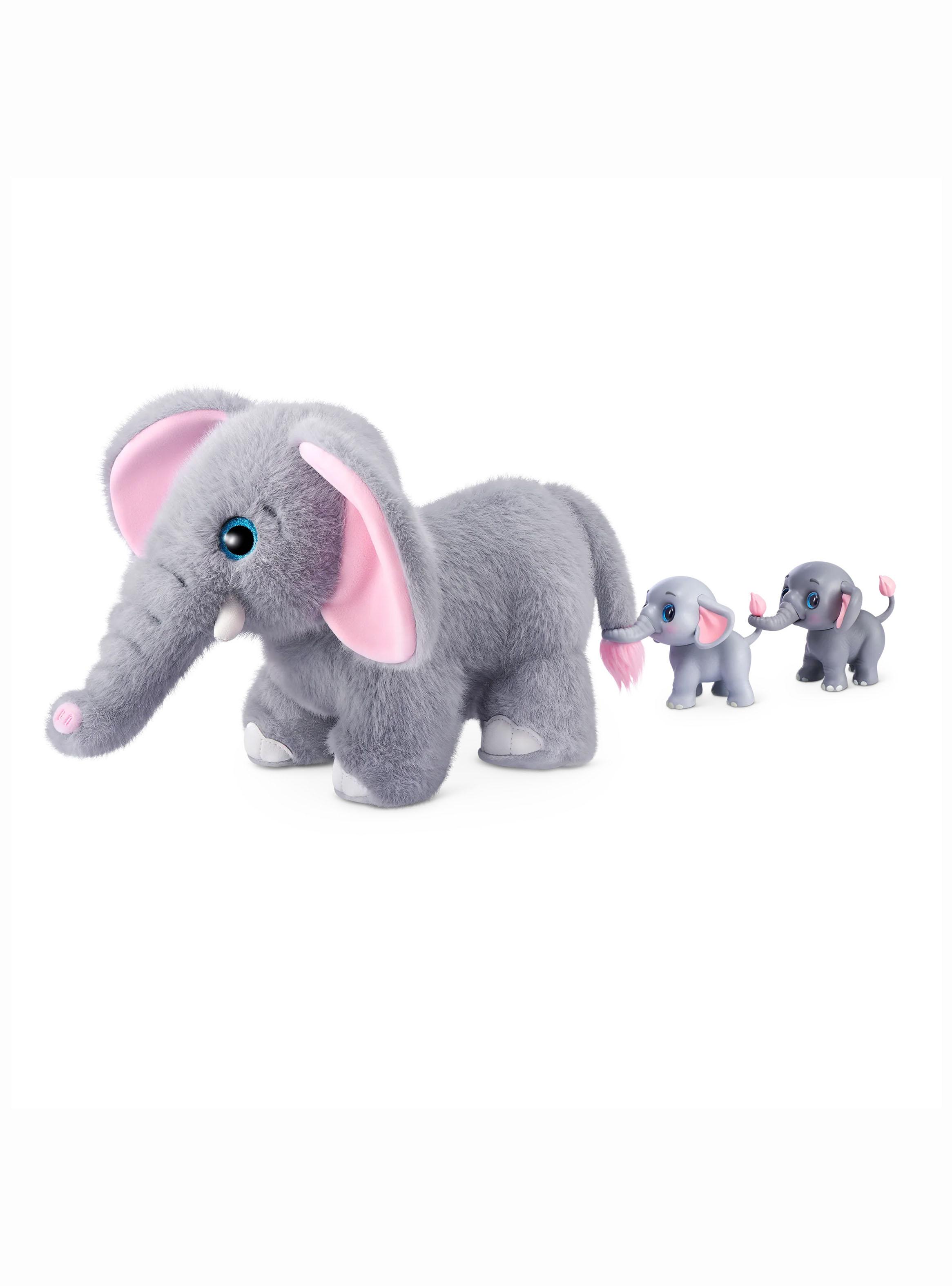 Set de Animales Mamá Elefante y Bebé-0
