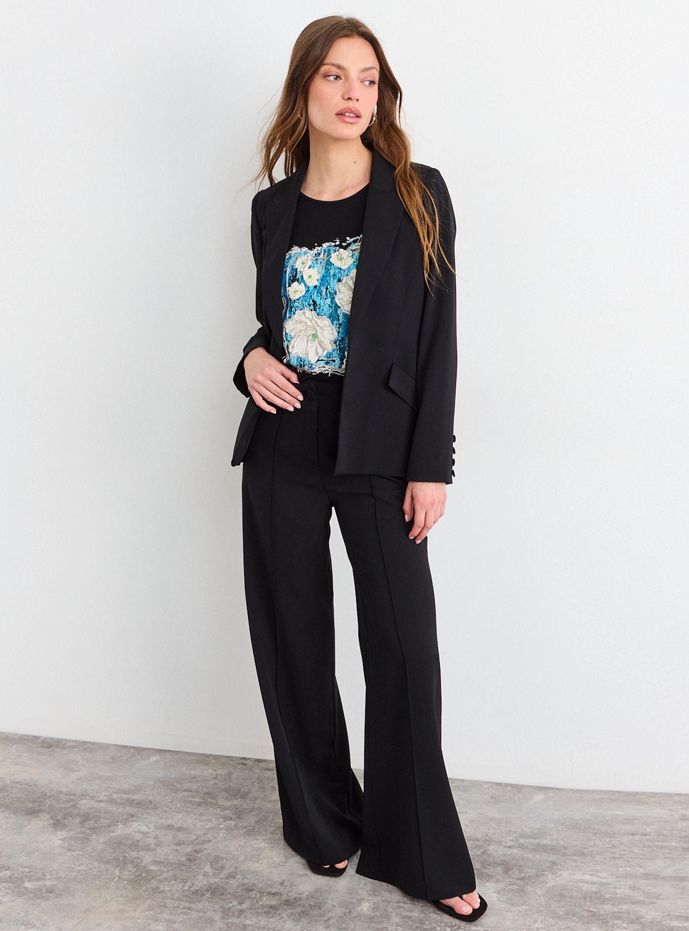 Blazer Mangas 3/4 Regular Poliéster-4