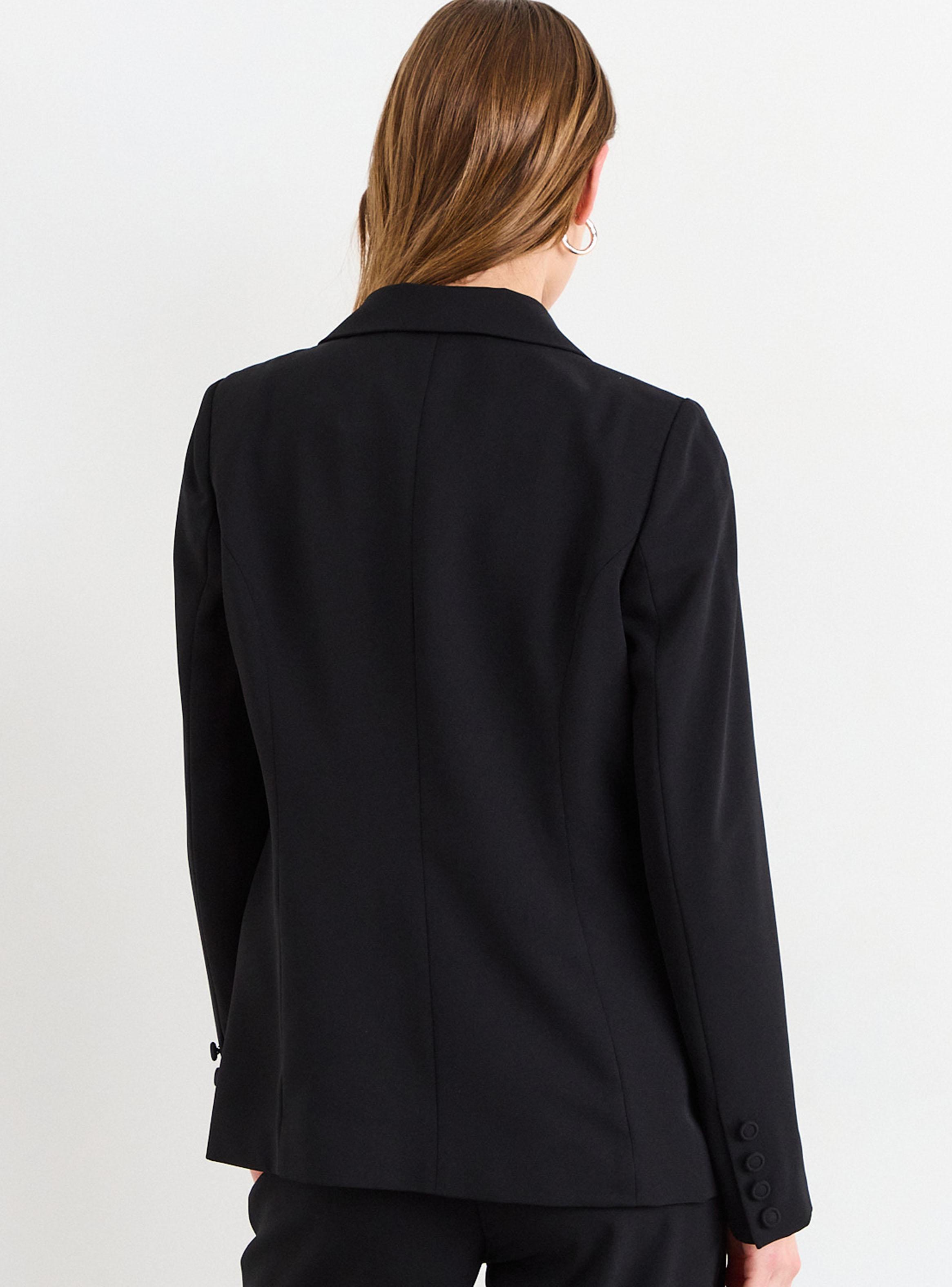 Blazer Mangas 3/4 Regular Poliéster-1