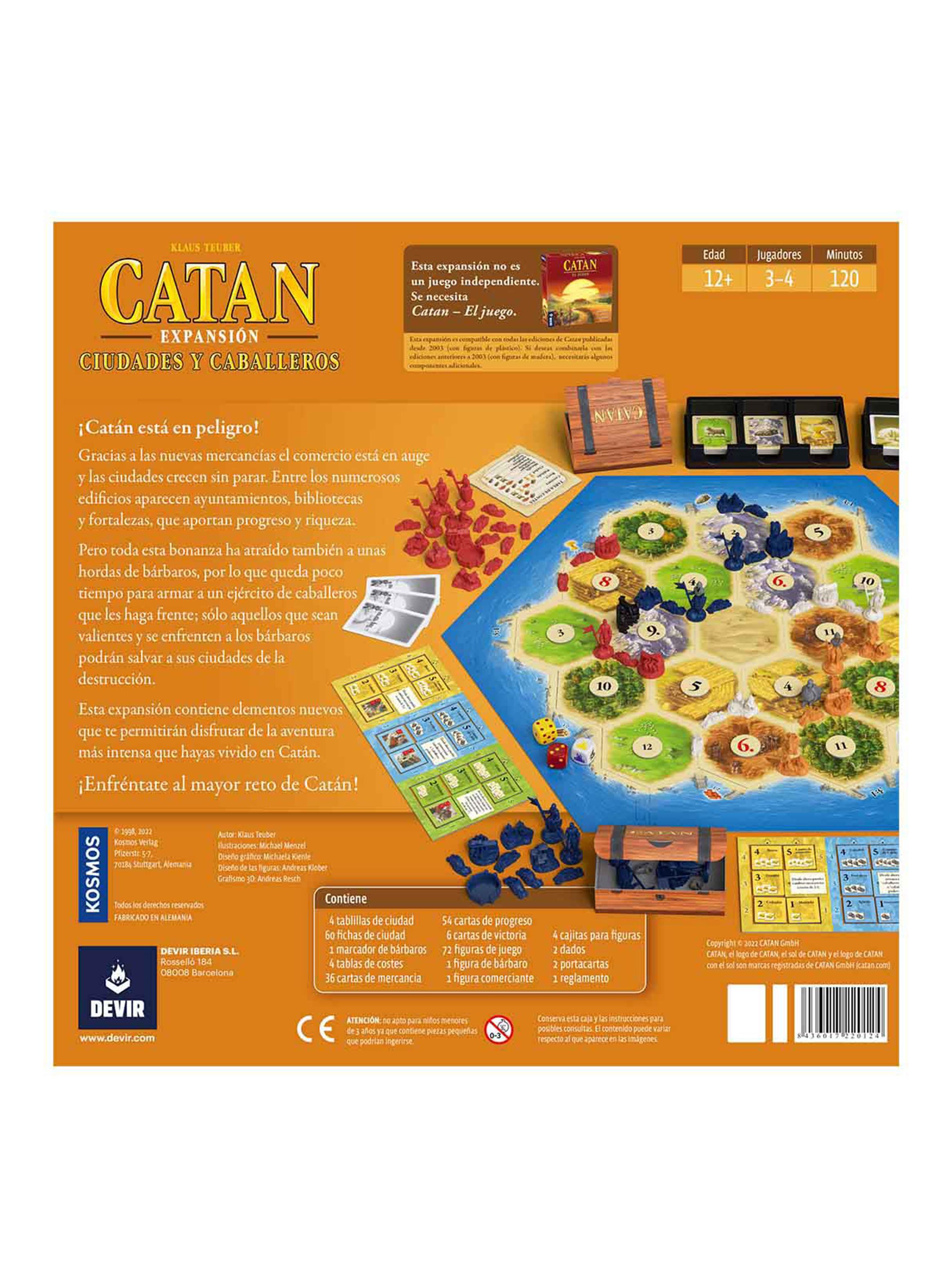 Juego de Mesa Catan Ciudades y Caballeros-3