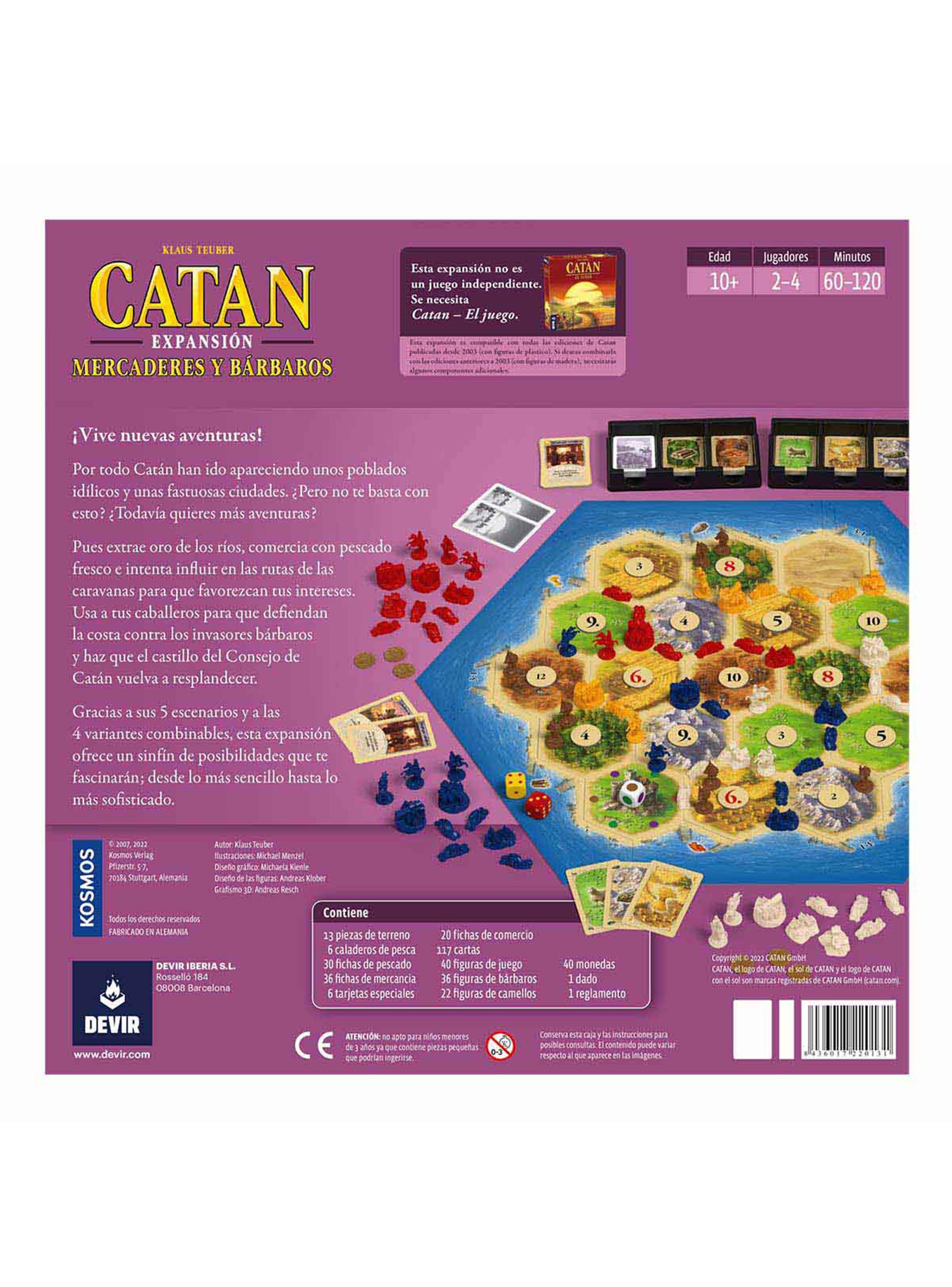 Juego de Mesa Catan Mercaderes y Barbaros-3