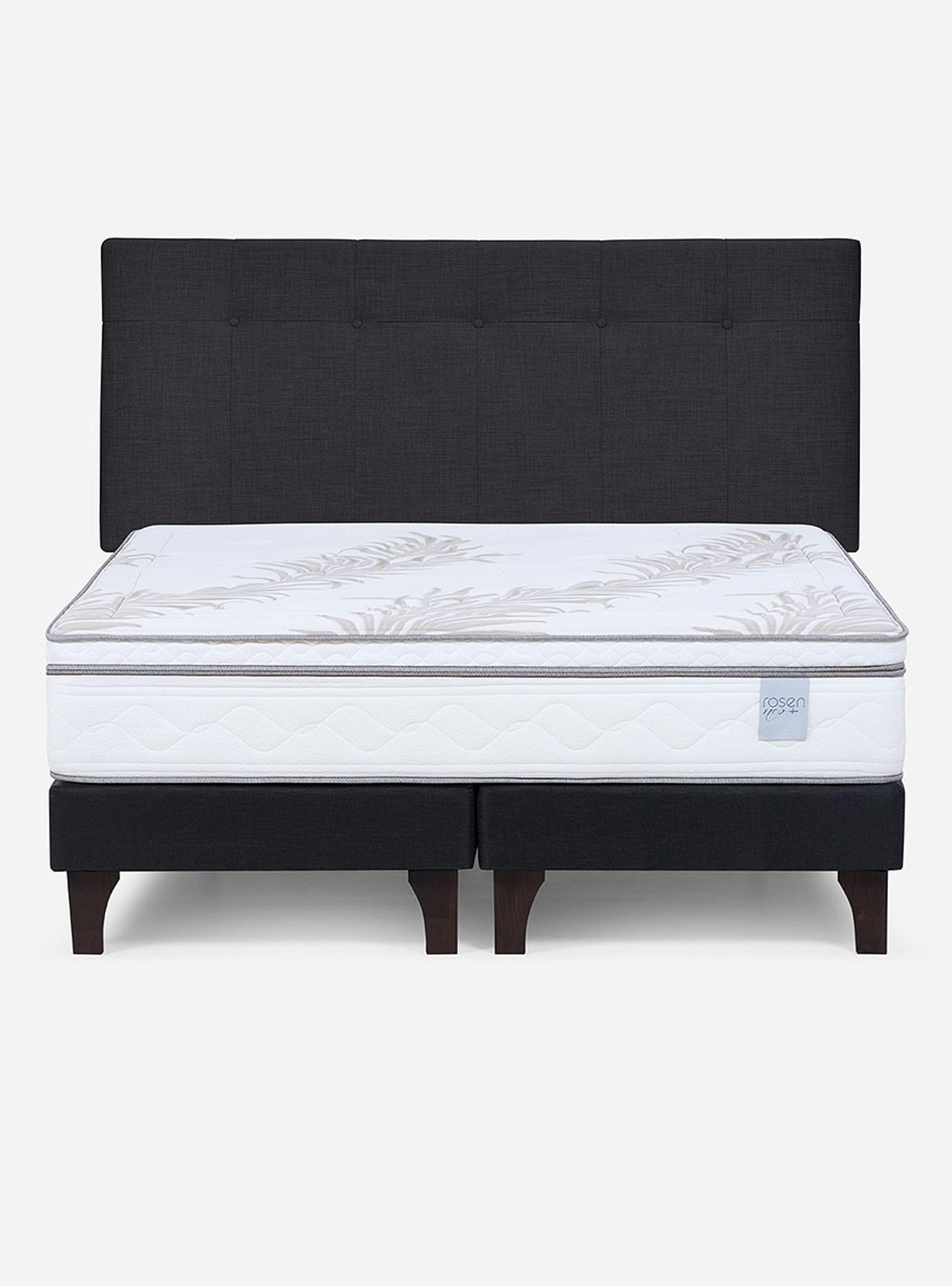 Cama 2 Plazas Neo Plus 1.50x2.00 BD + Respaldo N Bennet G-1
