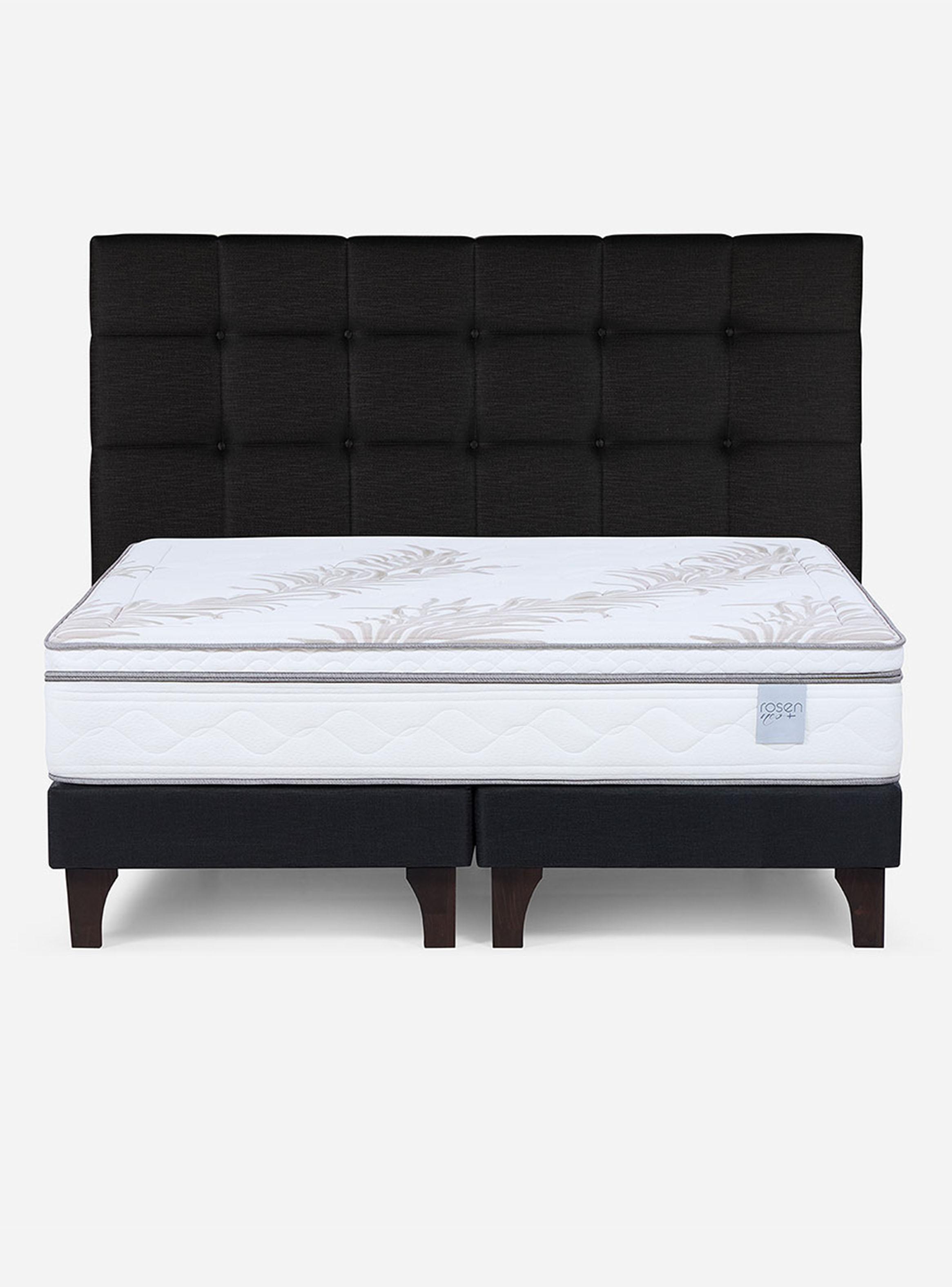 Cama Europea King Neo Plus 1.80x2.00 R Issey Grafito-1