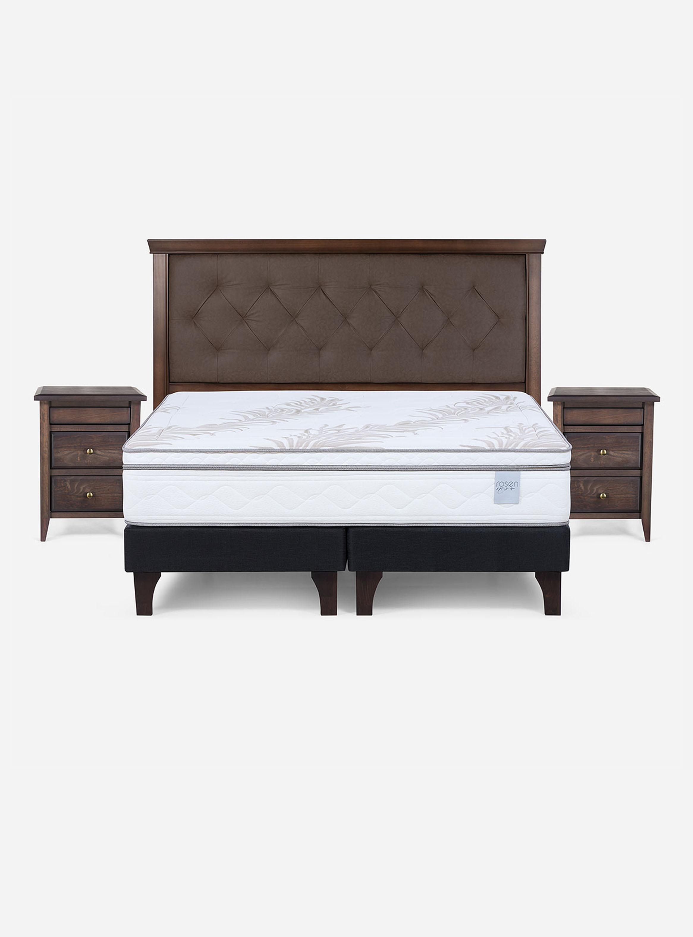 Cama 2 Plazas Neo Plus 1.50x2.00 BD + Muebles Brera-1