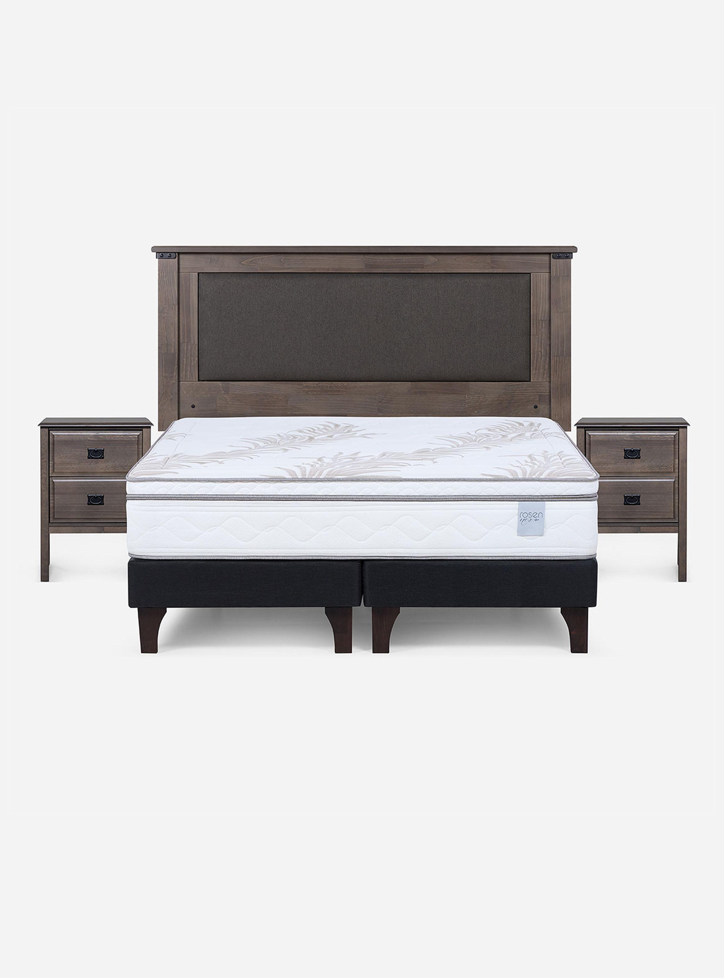 Cama Europea 2 Plazas Neo Plus 1.50x2.00 BD New Ray-1
