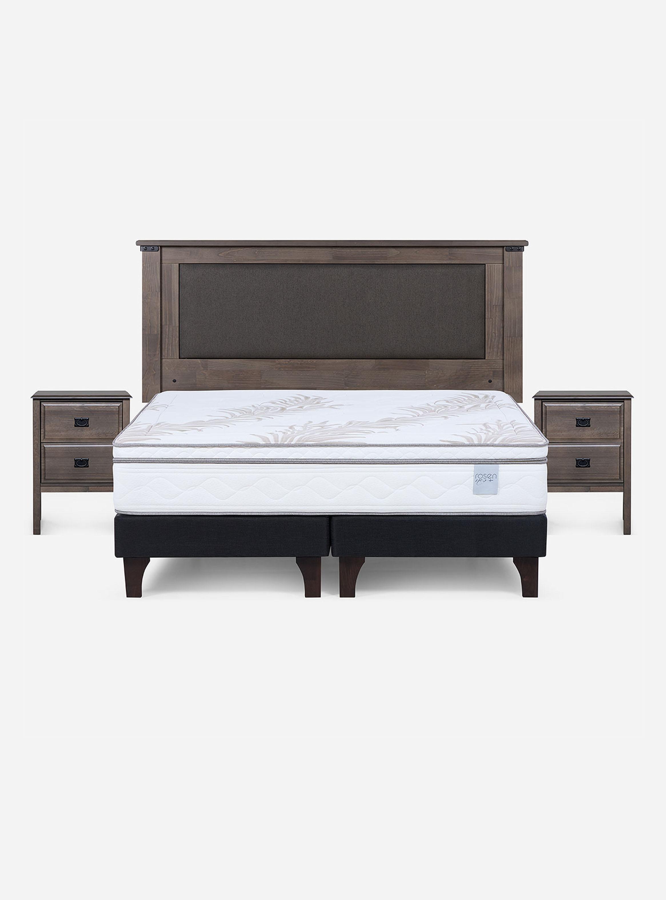 Cama King Neo Plus 1.80x2.00 BD + Muebles New Ray-1