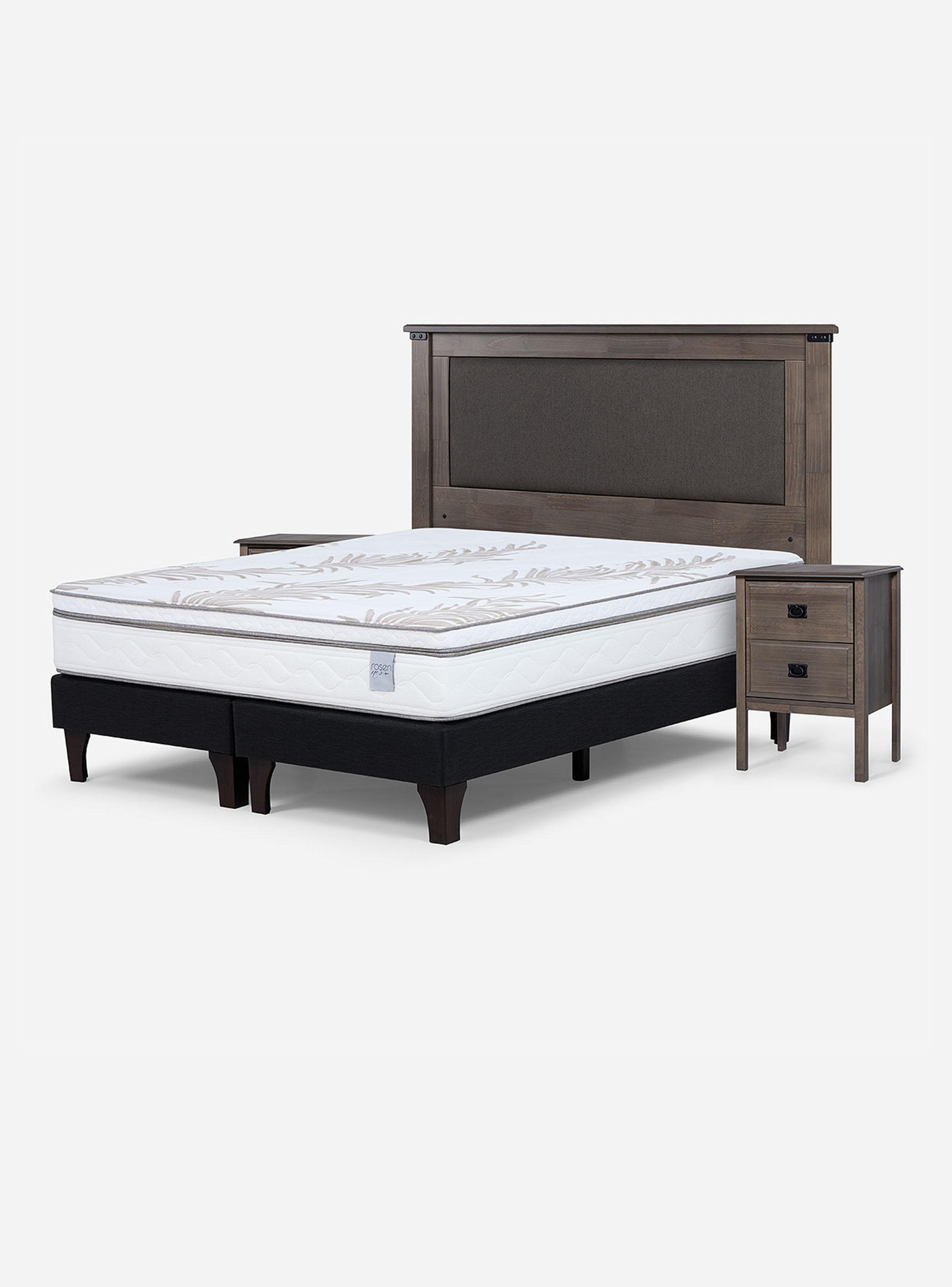 Cama King Neo Plus 1.80x2.00 BD + Muebles New Ray-0