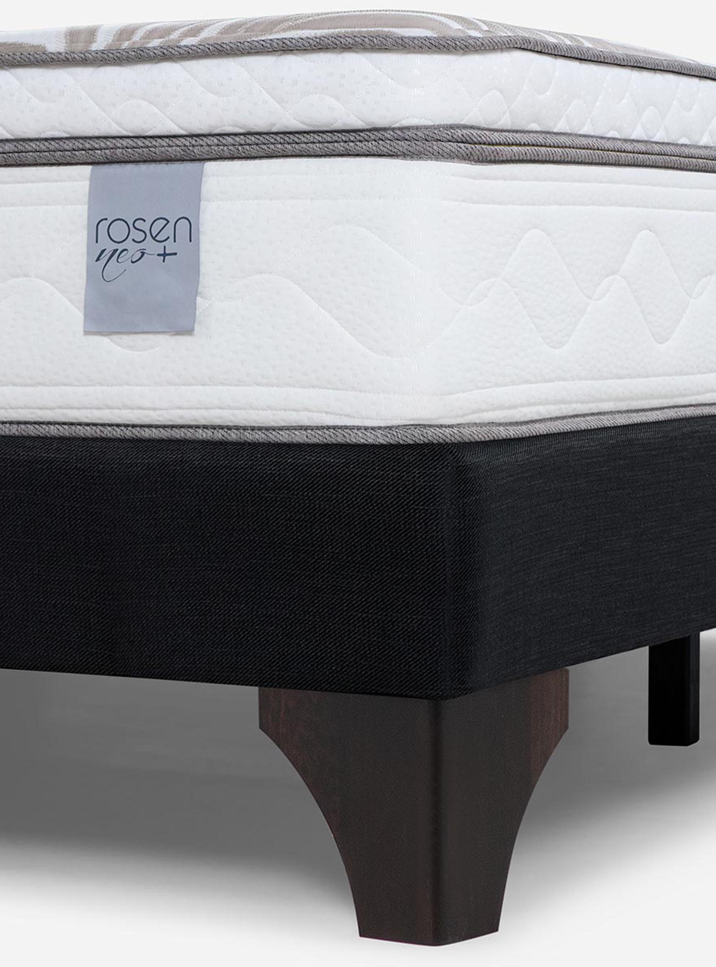 Cama Europea King Neo Plus 1.80x2.00 + Alm Feel Micro-4