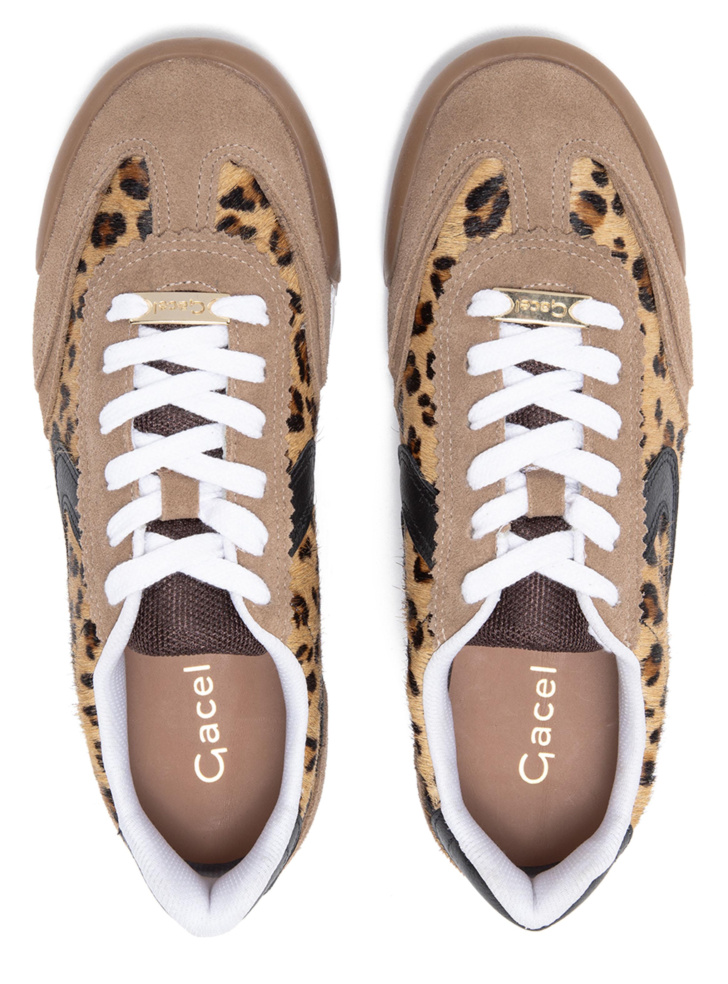 Zapatilla Urbana Mujer Terry Leopardo 661542 Cuero-4