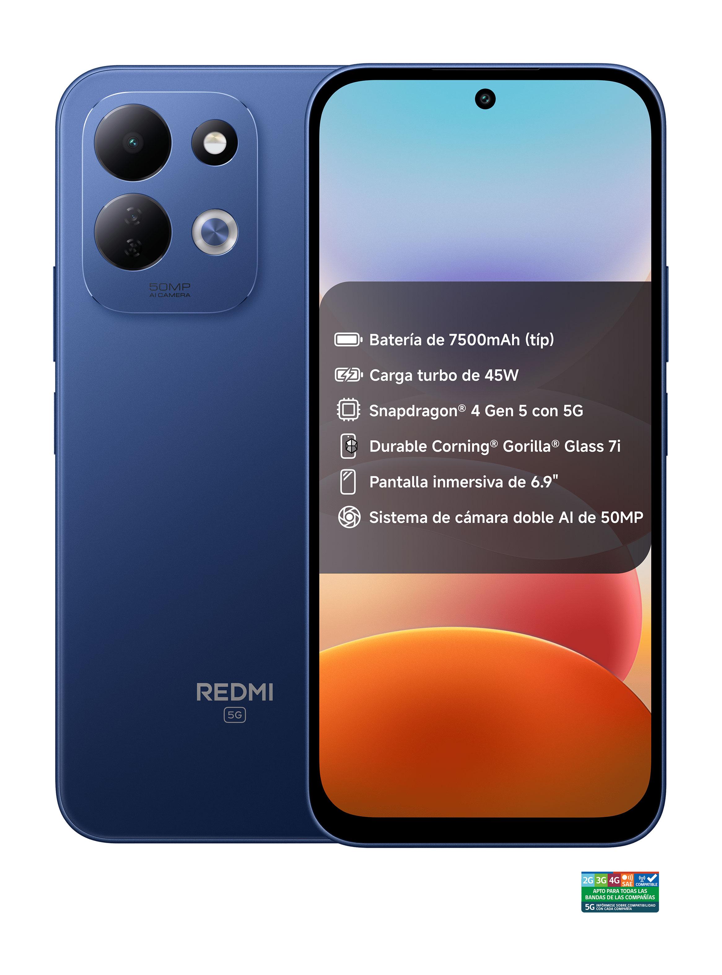 Smartphone Redmi 17 5G 128GB 6.9'' Azul Liberado-1
