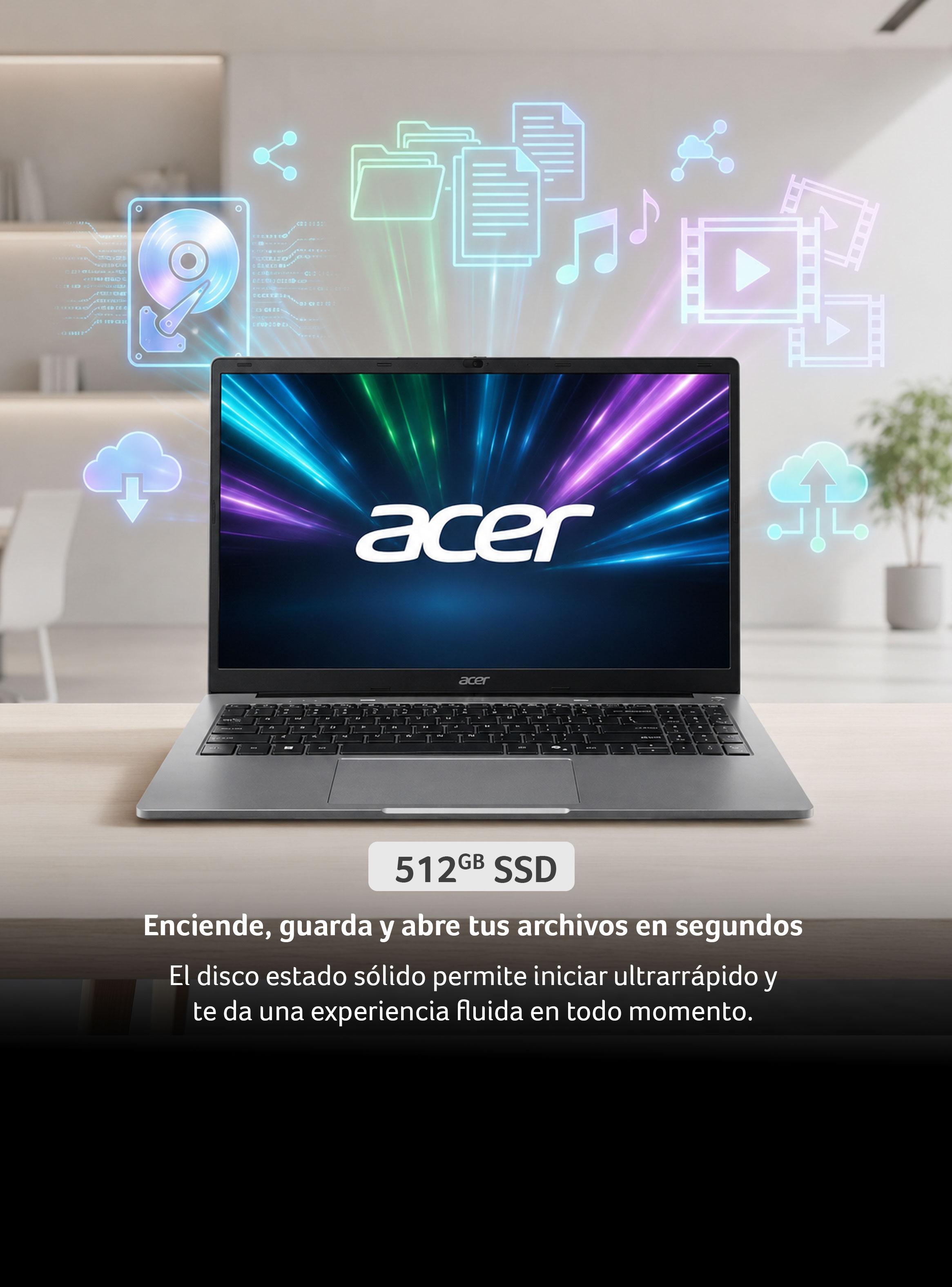 Notebook Acer Aspire Lite AL15-410P-R9ND-2 AMD Ryzen 5 12GB RAM 512GB SSD 15.6' FHD 60Hz-3