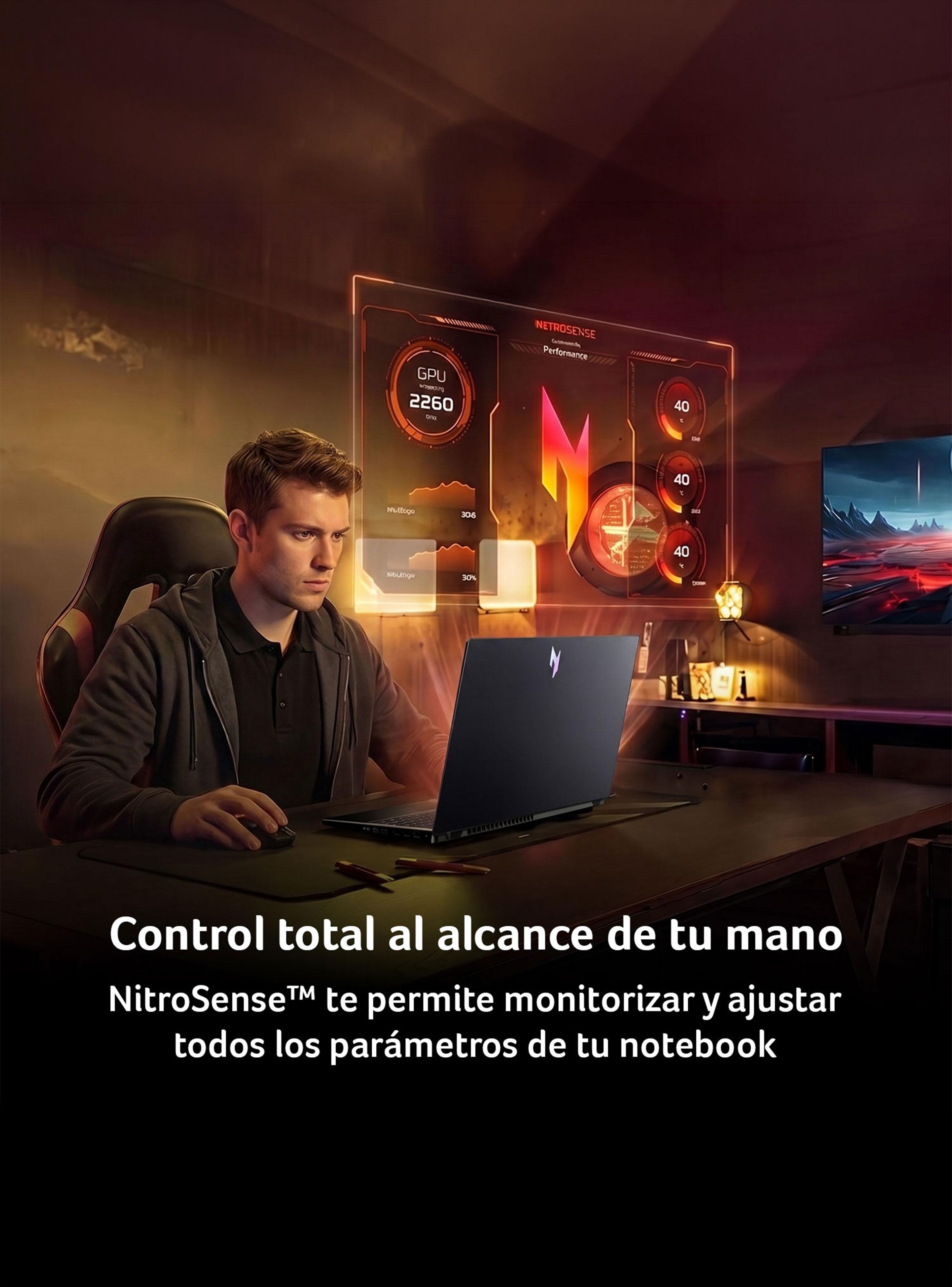Notebook Gamer Nitro V15 ANV15-A31-R88H-2 AMD Ryzen 7 RTX5050 16GB RAM 512GB SSD 15.6'' FHD 165Hz-3