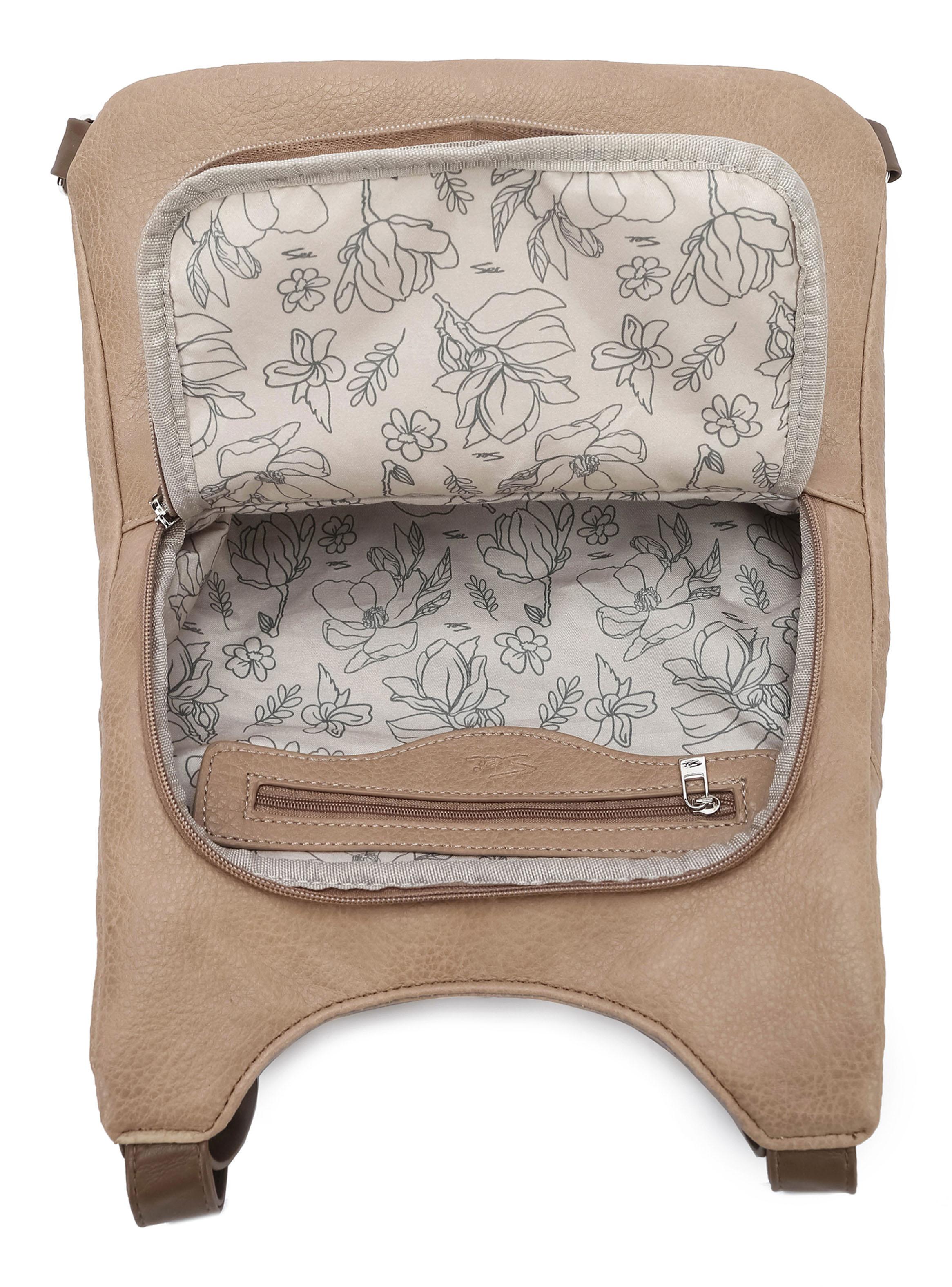 Mochila Urbana Bicolor Gardenia Beige-3