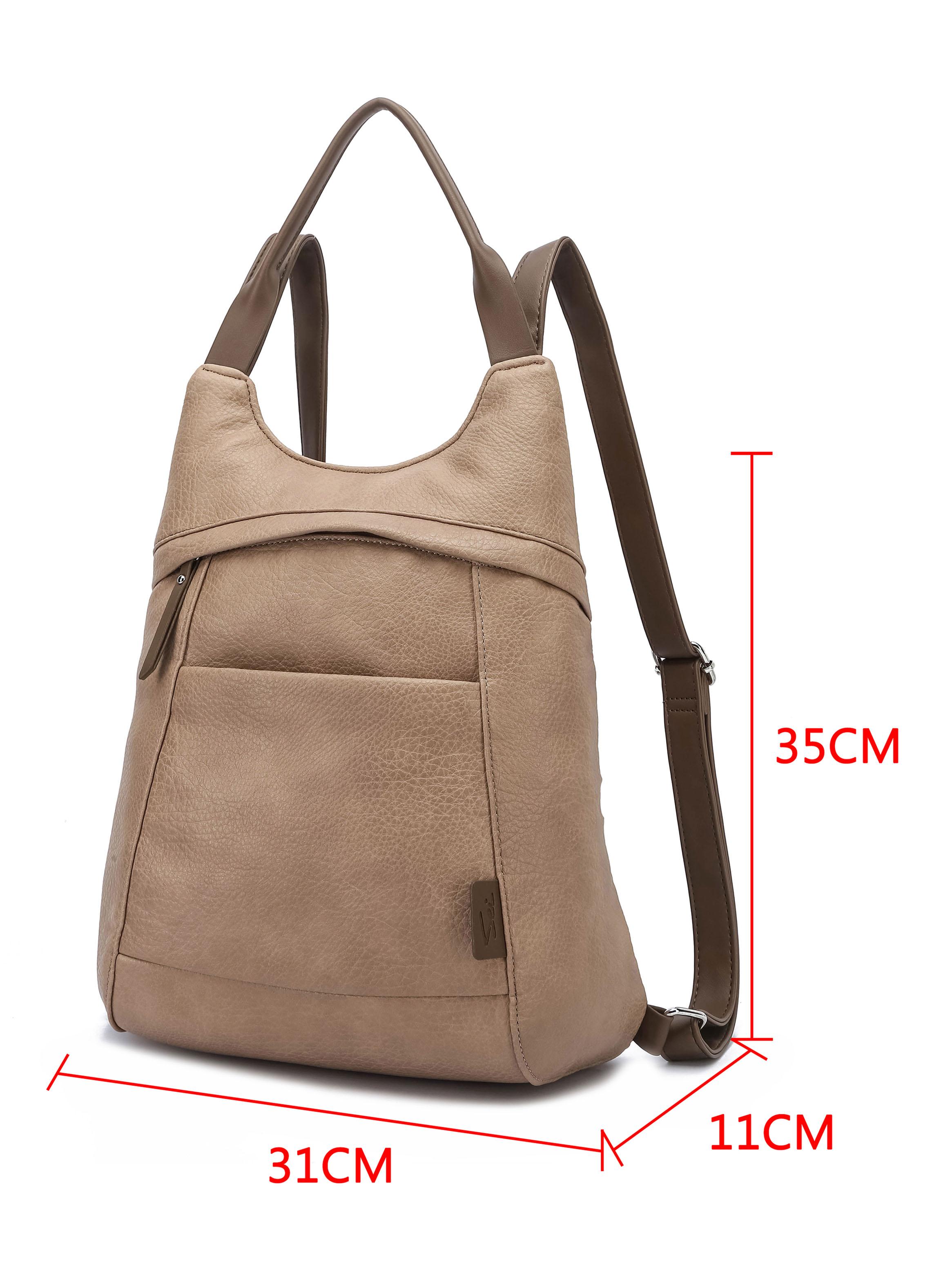 Mochila Urbana Bicolor Gardenia Beige-1