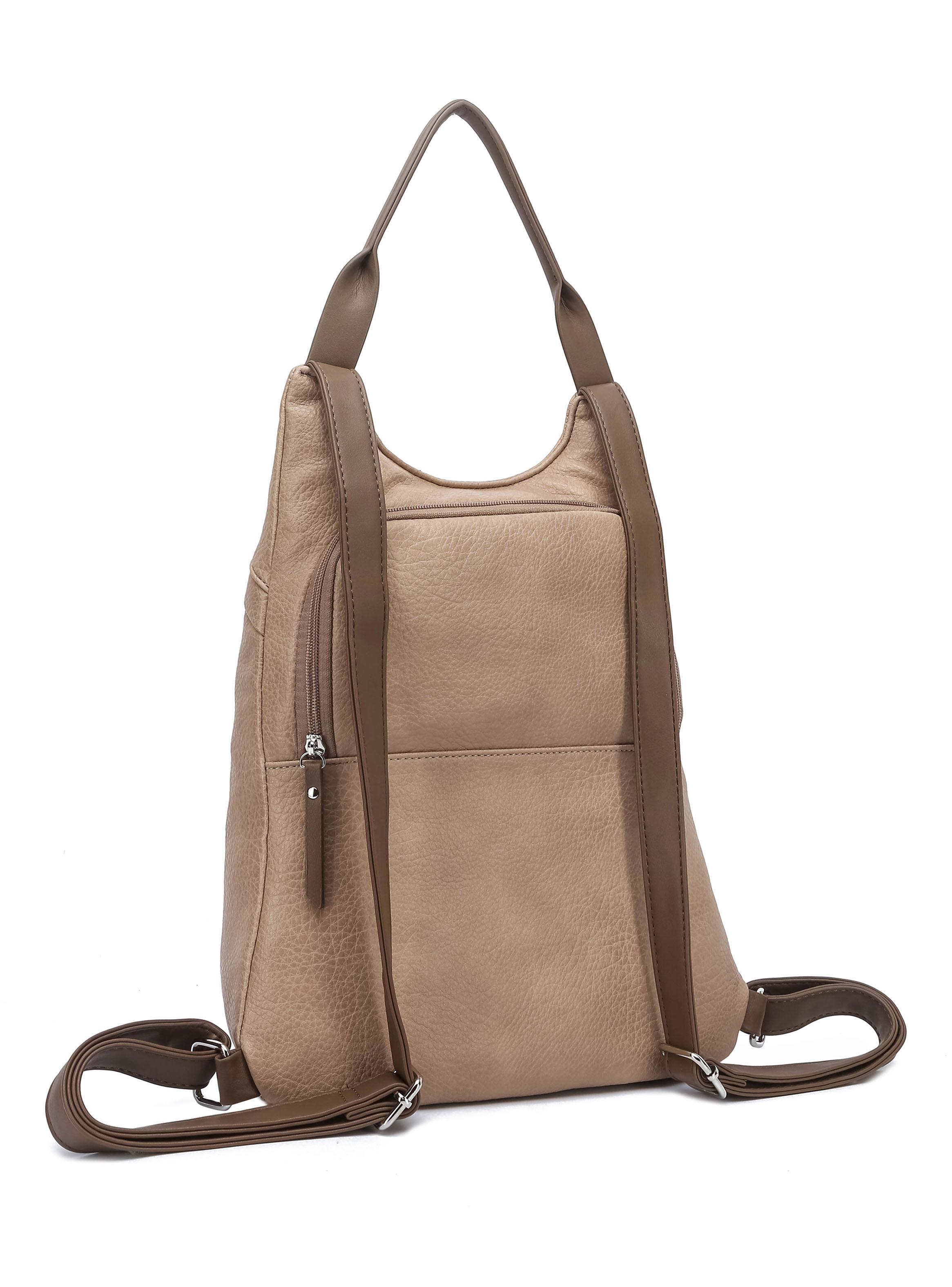 Mochila Urbana Bicolor Gardenia Beige-2