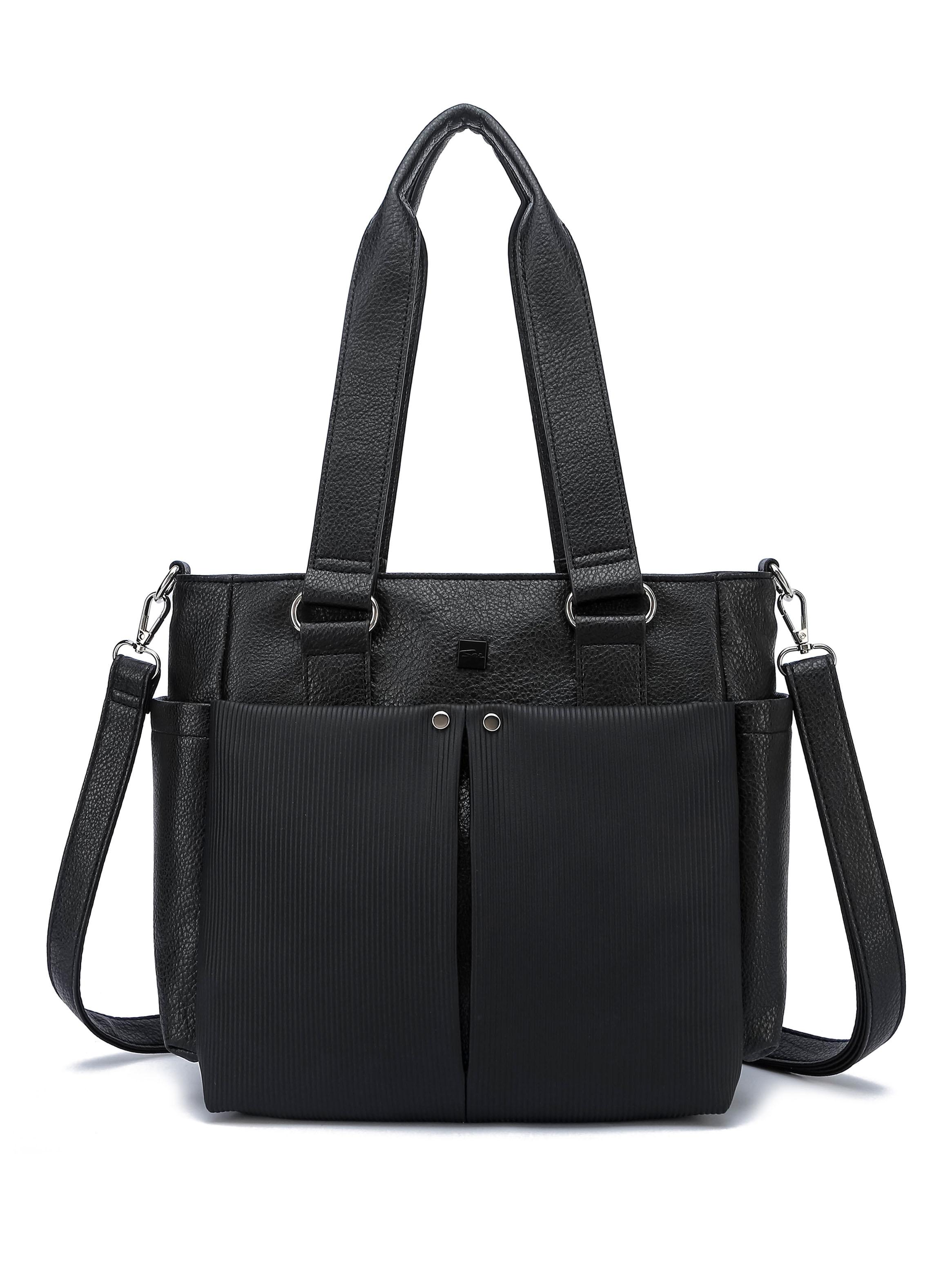 Cartera de Hombro Minimalista Lotus Negro-0