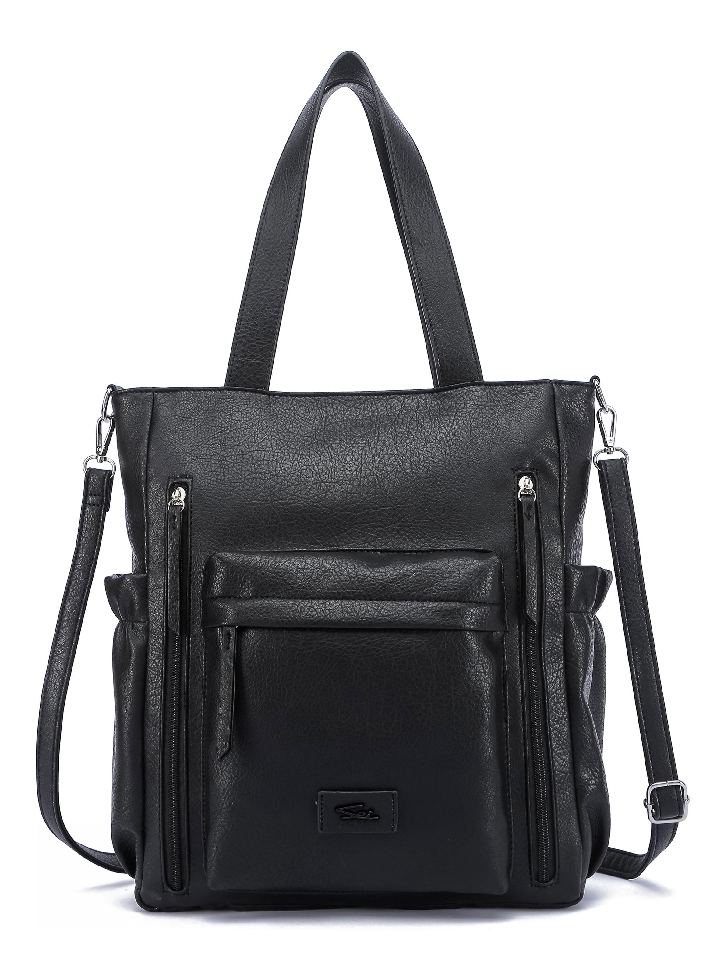 Cartera de Hombro Minimalista Bleuet Negro-0