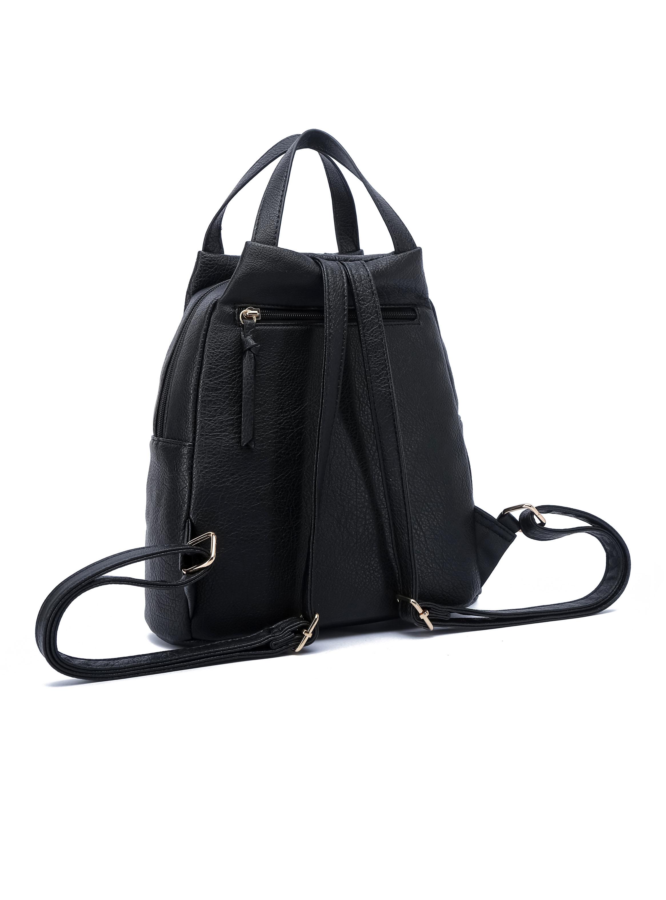 Mochila Urbana Patchwork Achillée Negro-2