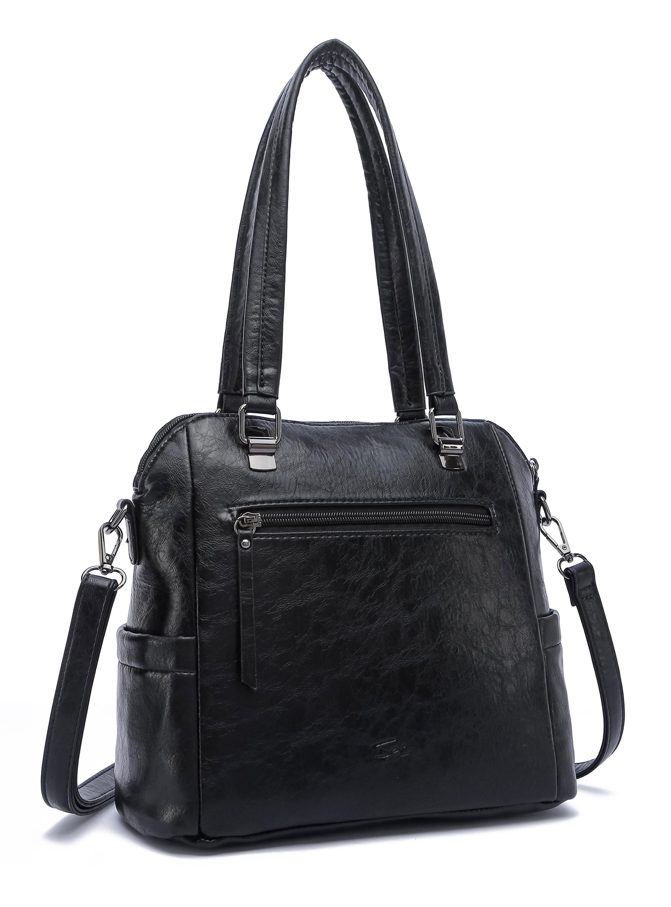 Cartera de Hombro Minimalista Pivoine Negro-2