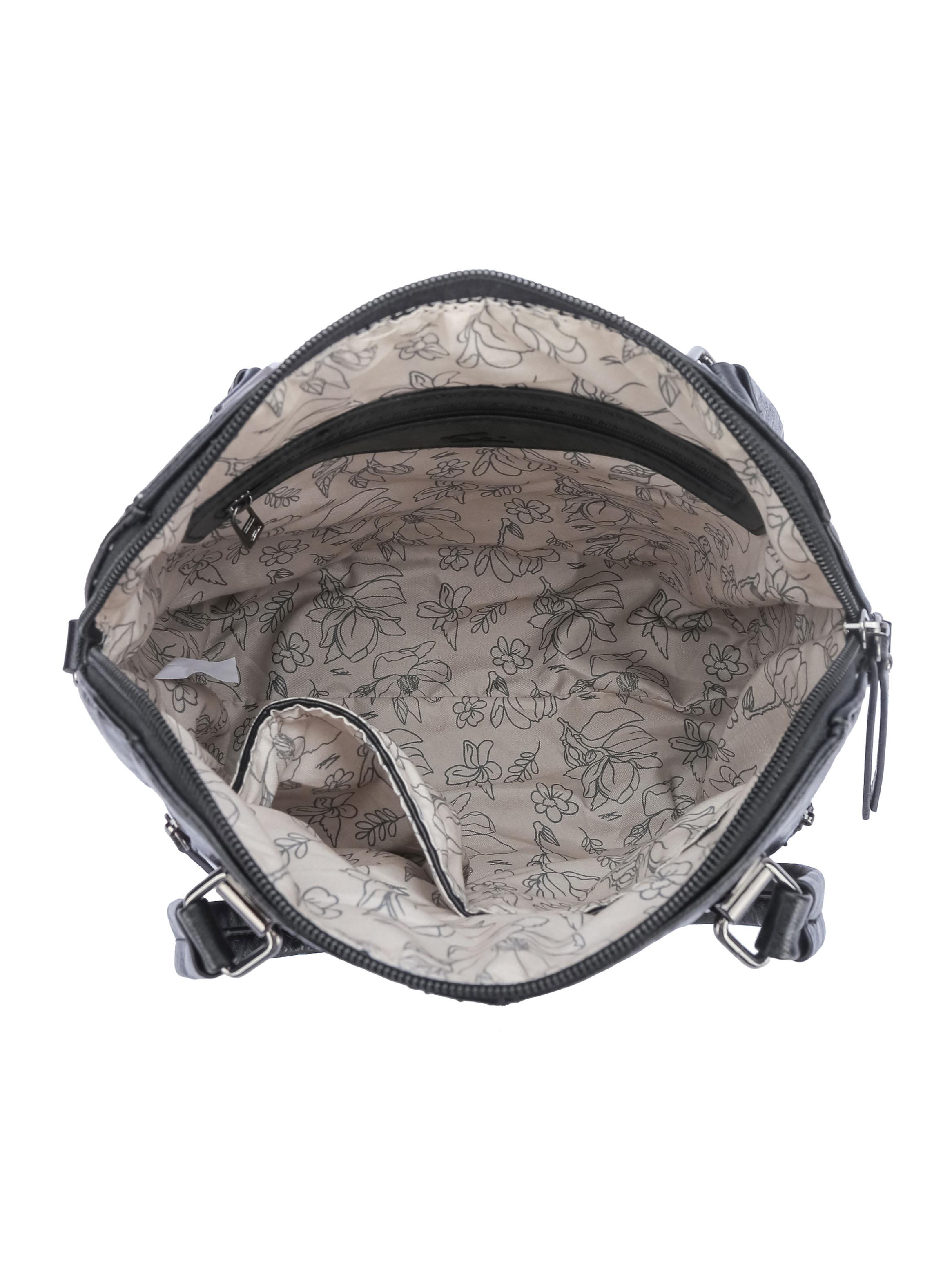 Cartera de Hombro Minimalista Pivoine Negro-3