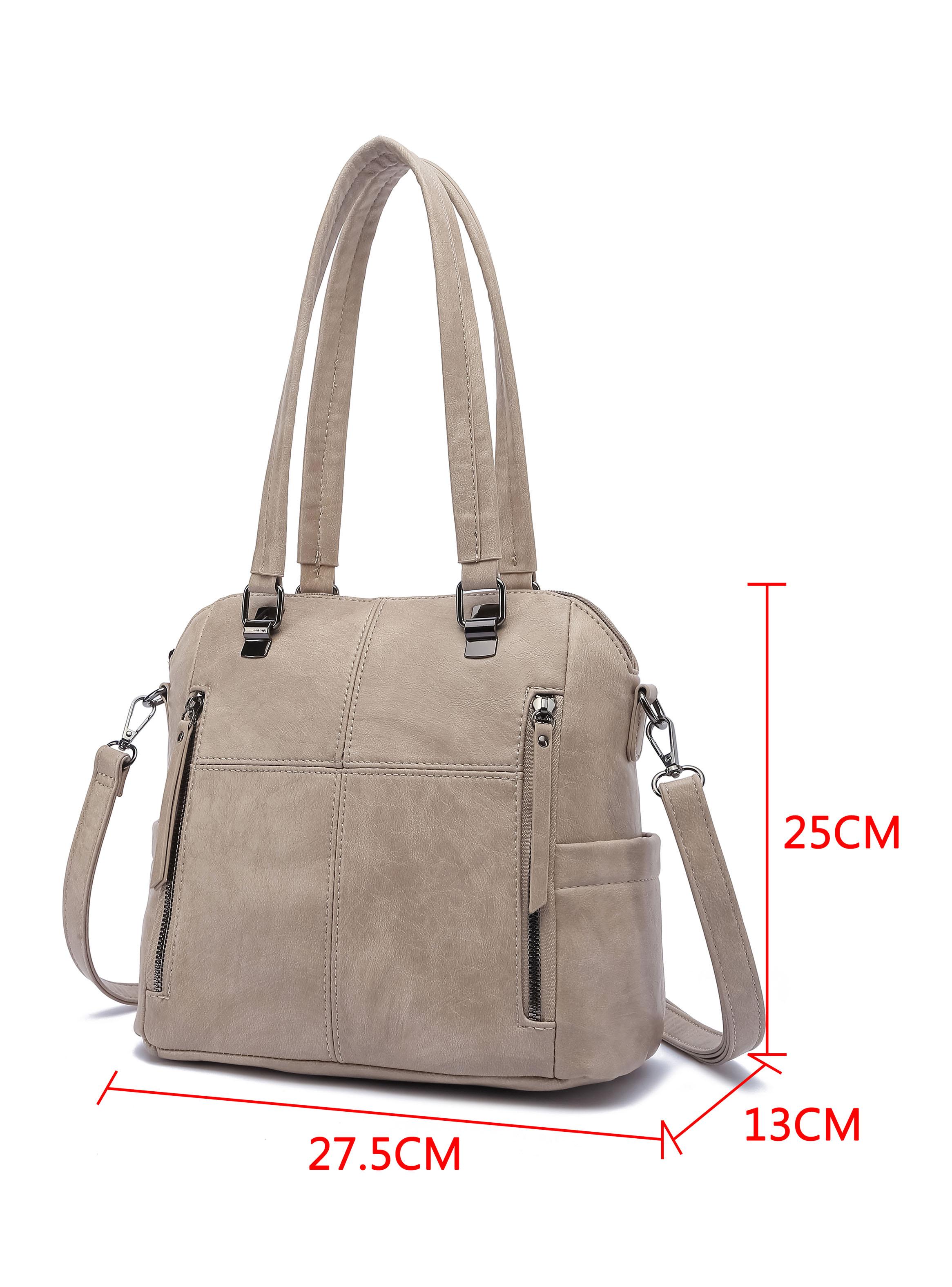 Cartera de Hombro Minimalista Pivoine Beige-1