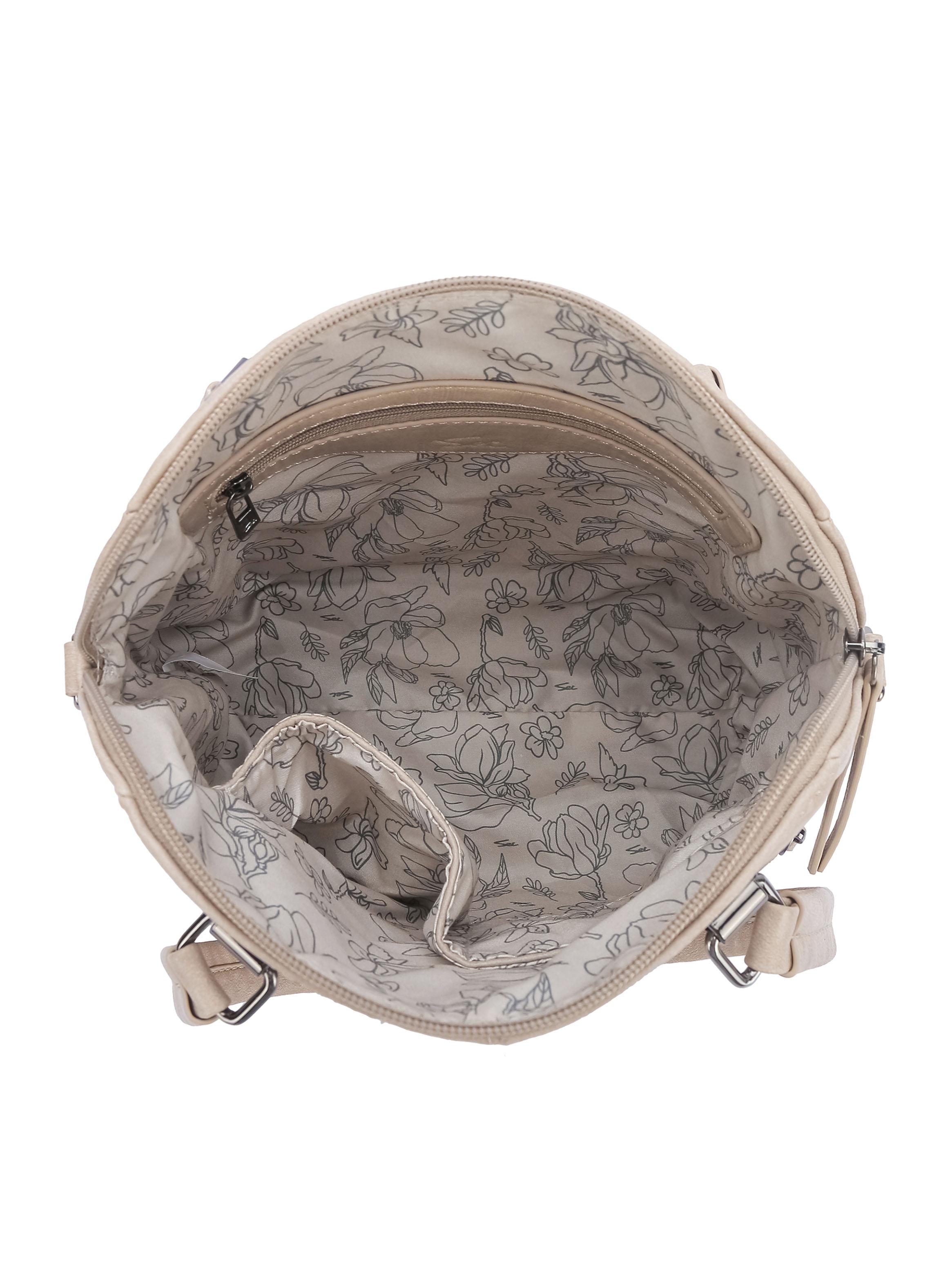 Cartera de Hombro Minimalista Pivoine Beige-3