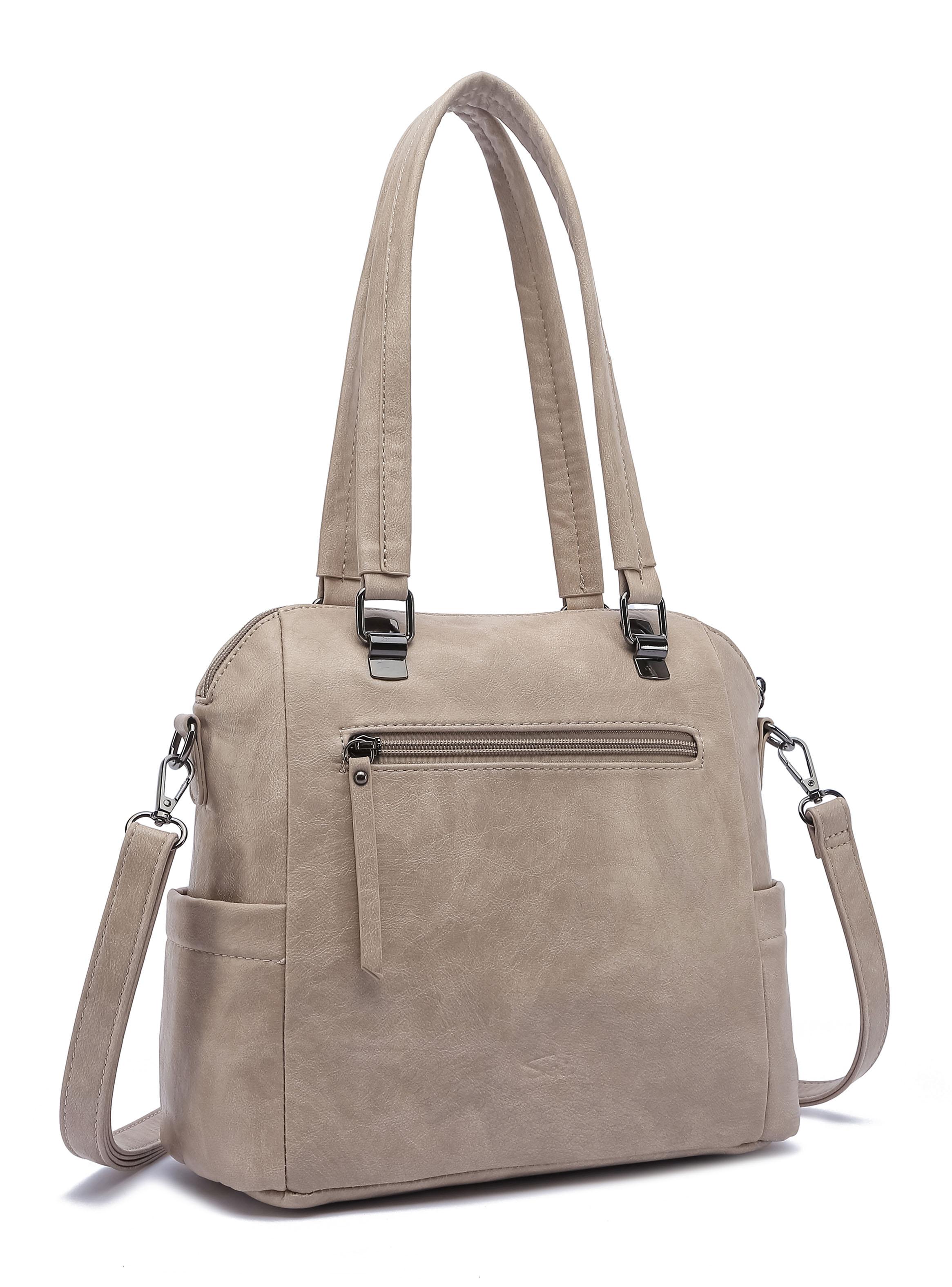 Cartera de Hombro Minimalista Pivoine Beige-2