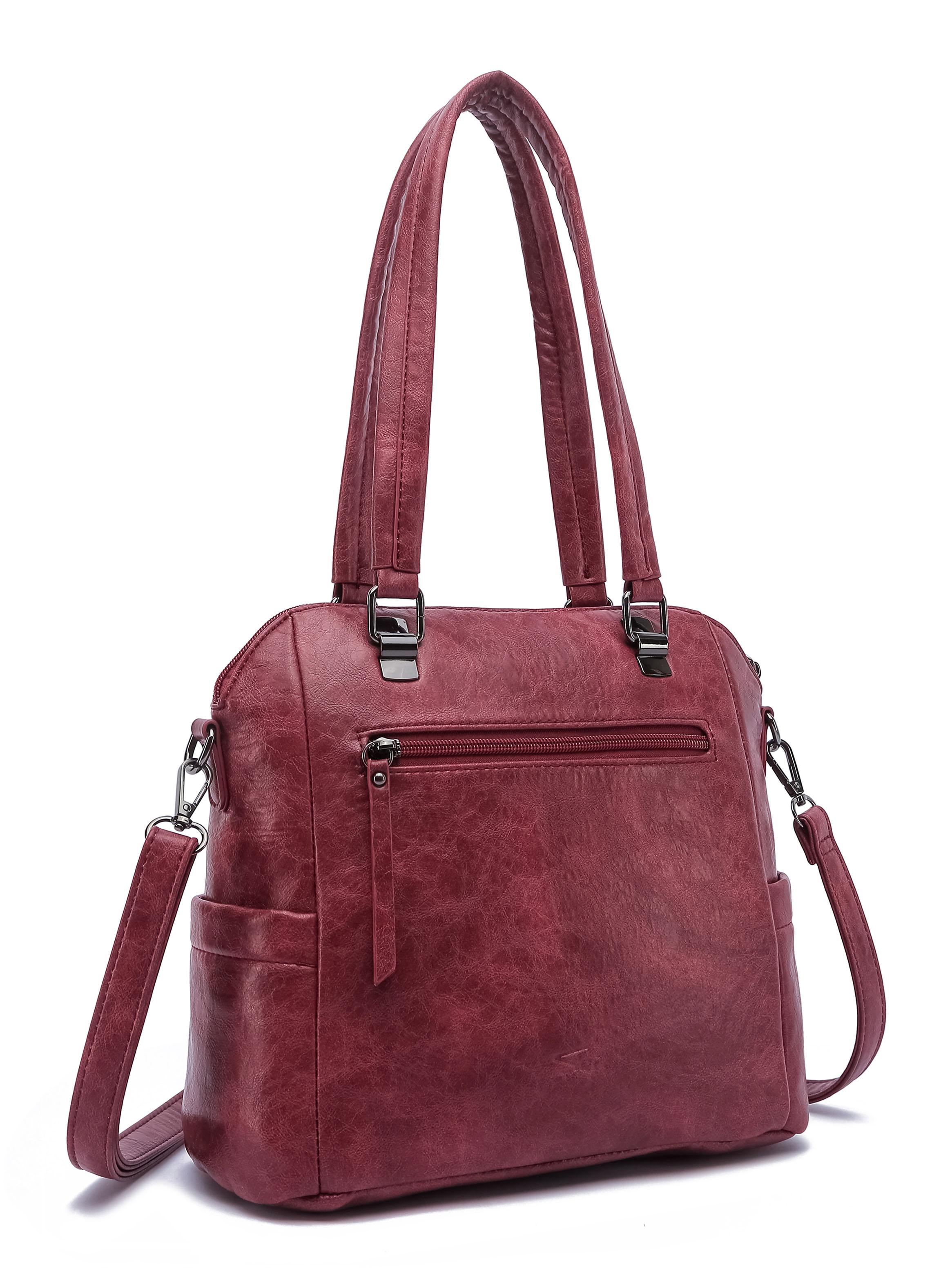Cartera de Hombro Minimalista Pivoine Rojo-2