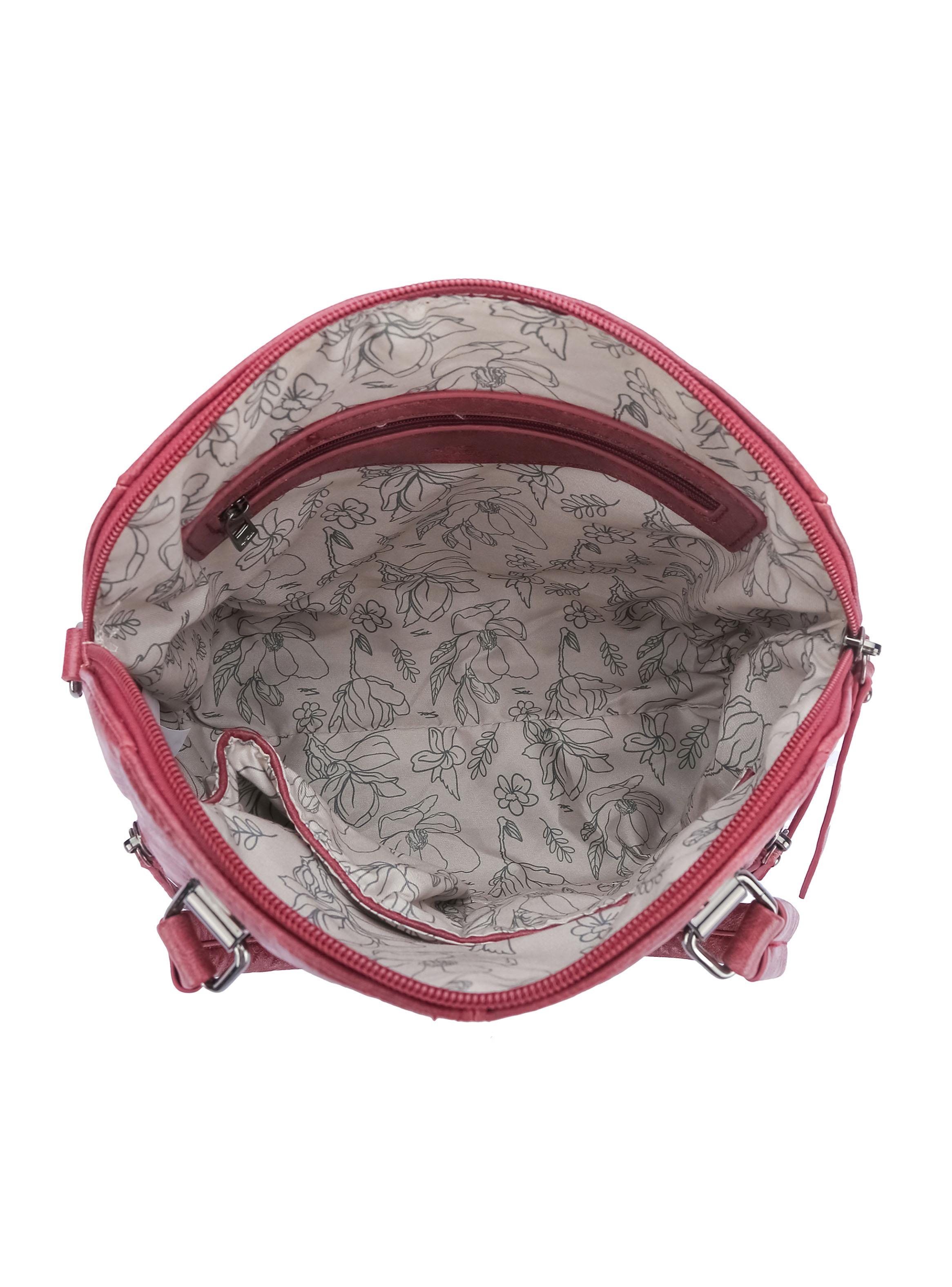 Cartera de Hombro Minimalista Pivoine Rojo-3