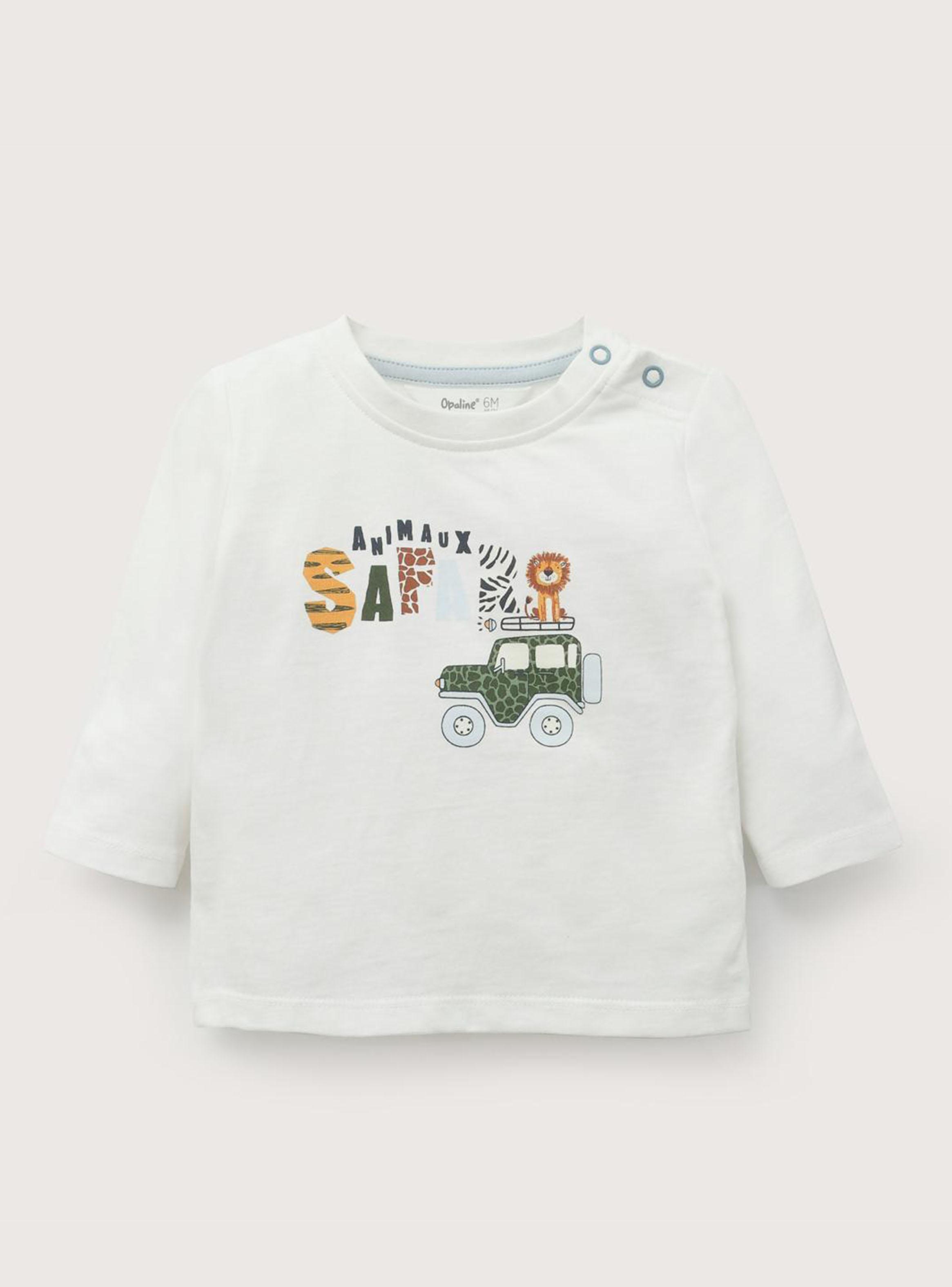 Polera Safari Manga Larga Niño-0