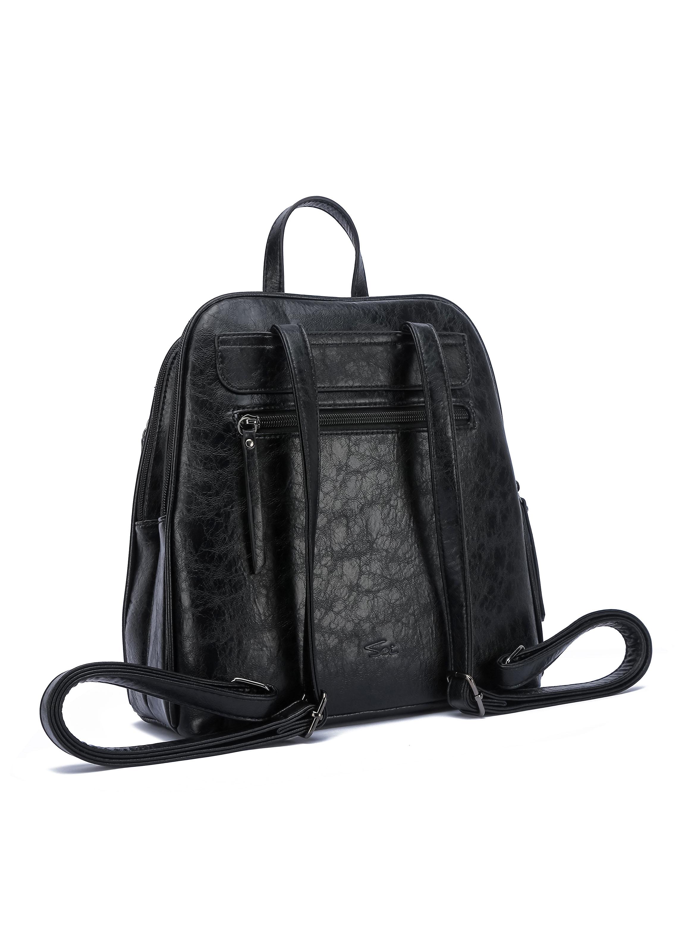 Mochila Urbana Minimalista Coquelicot Negro-2