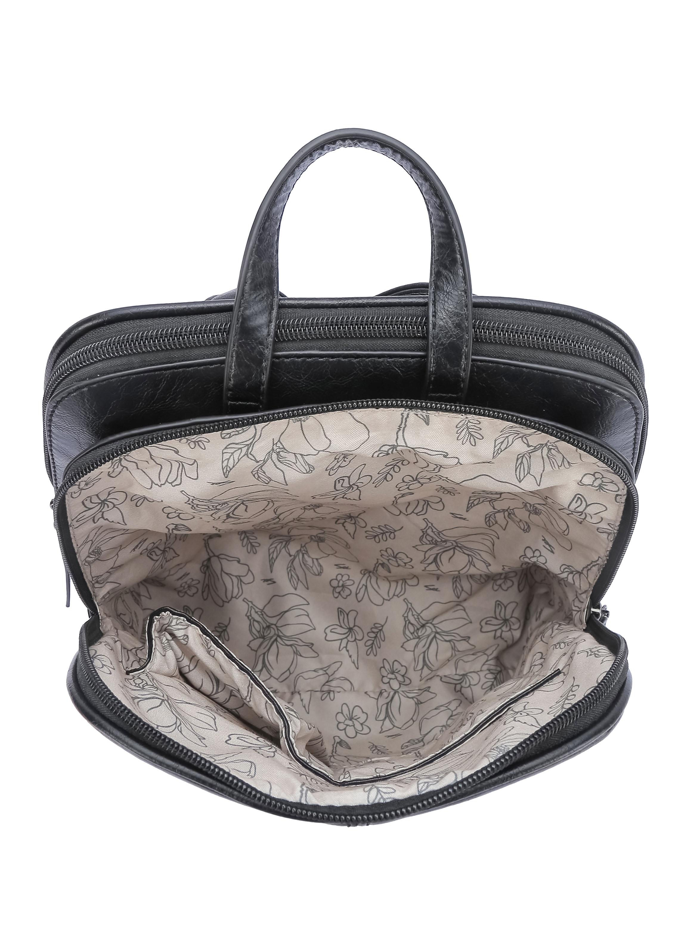 Mochila Urbana Minimalista Coquelicot Negro-3