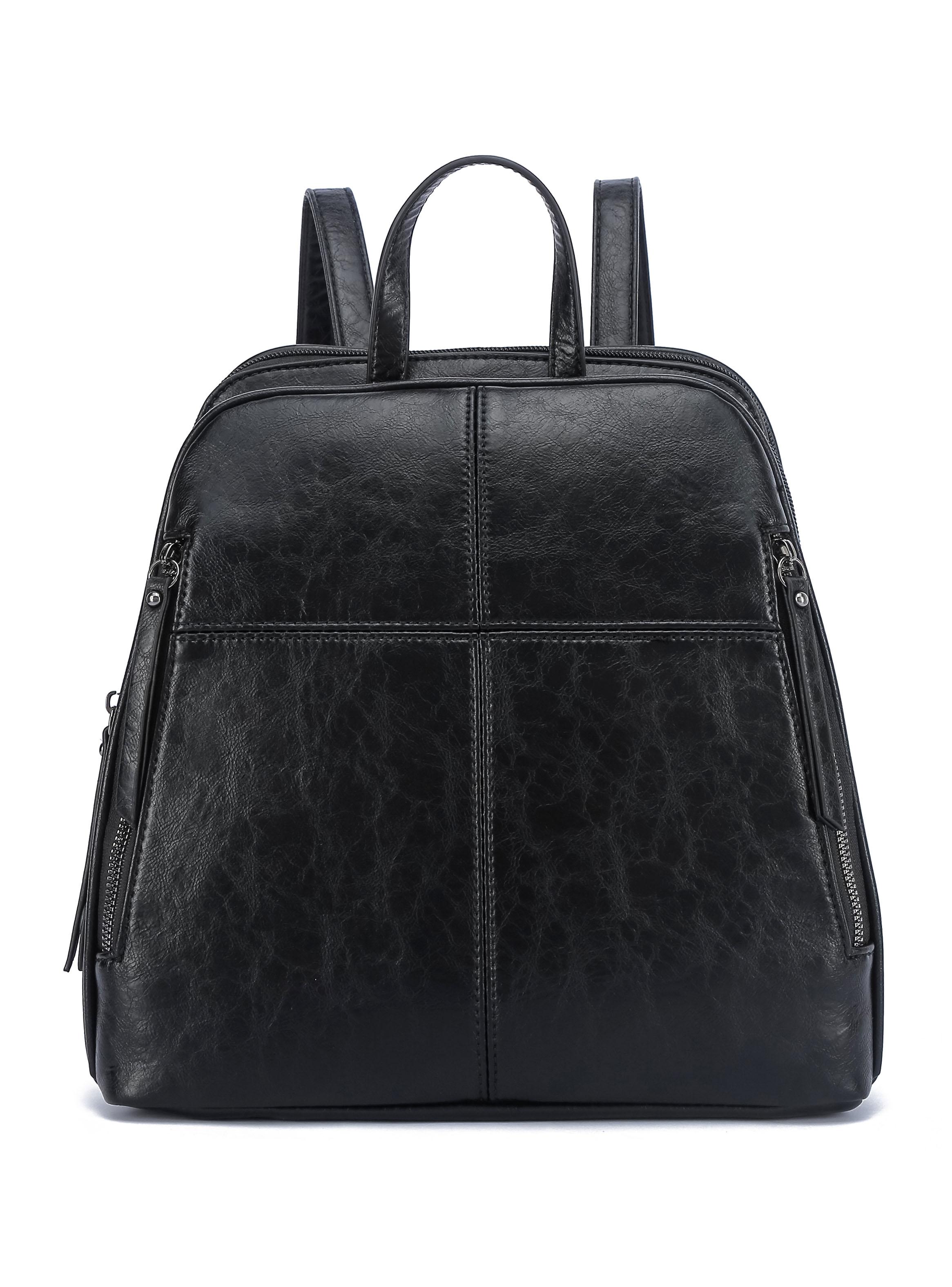 Mochila Urbana Minimalista Coquelicot Negro-0