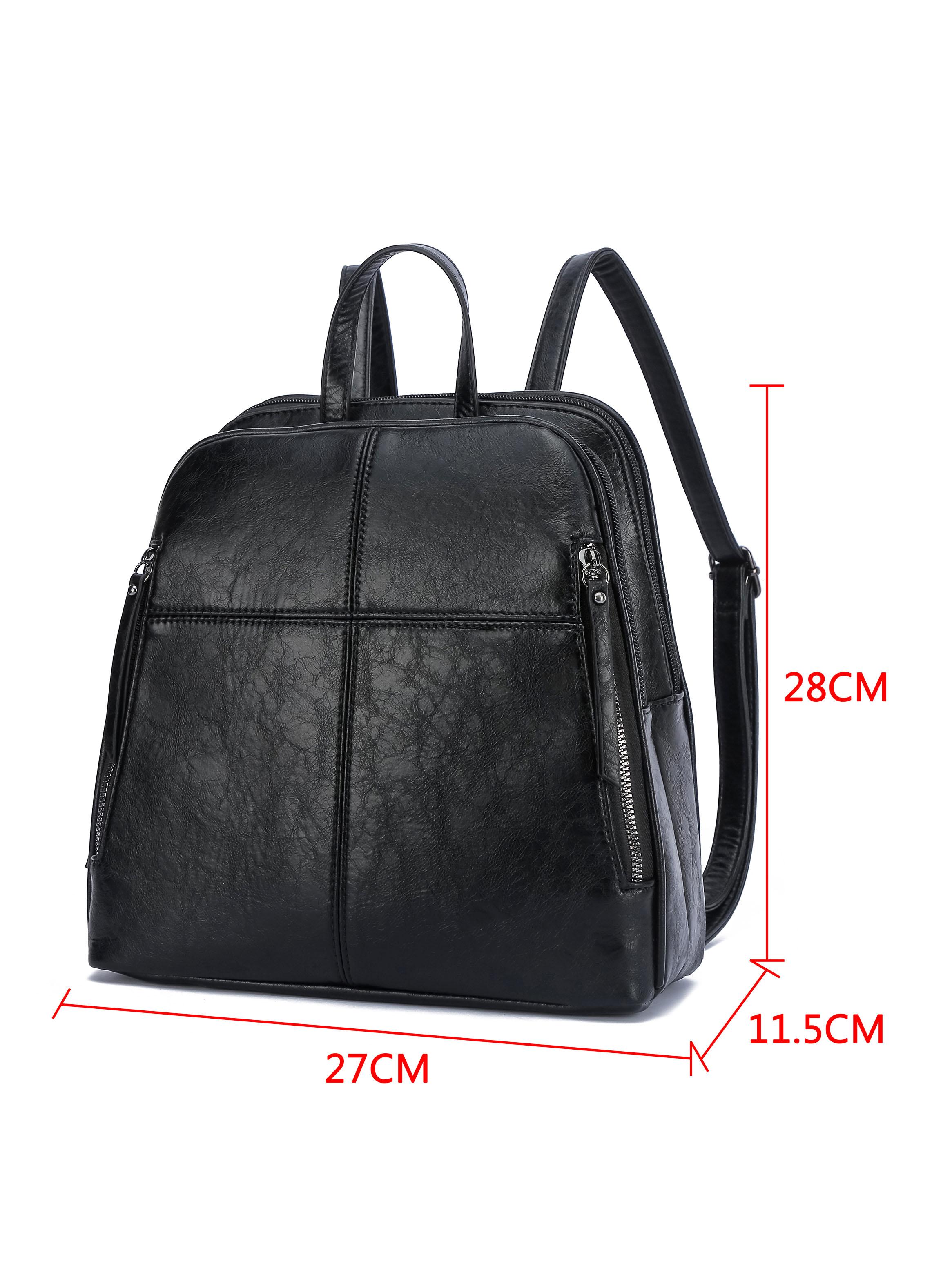 Mochila Urbana Minimalista Coquelicot Negro-1