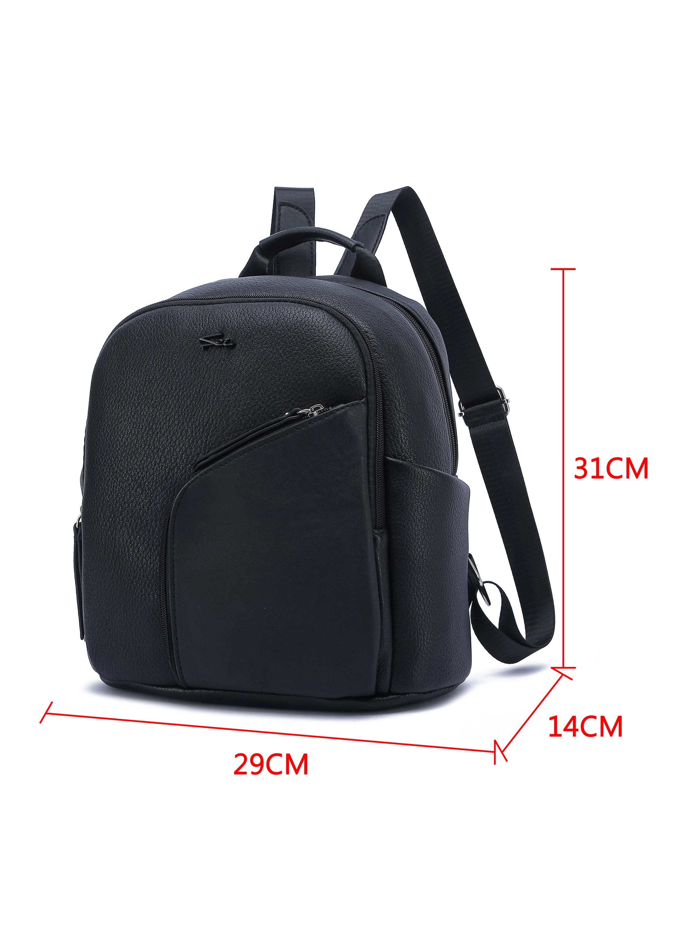 Mochila Urbana Minimalista Saule Negro-1