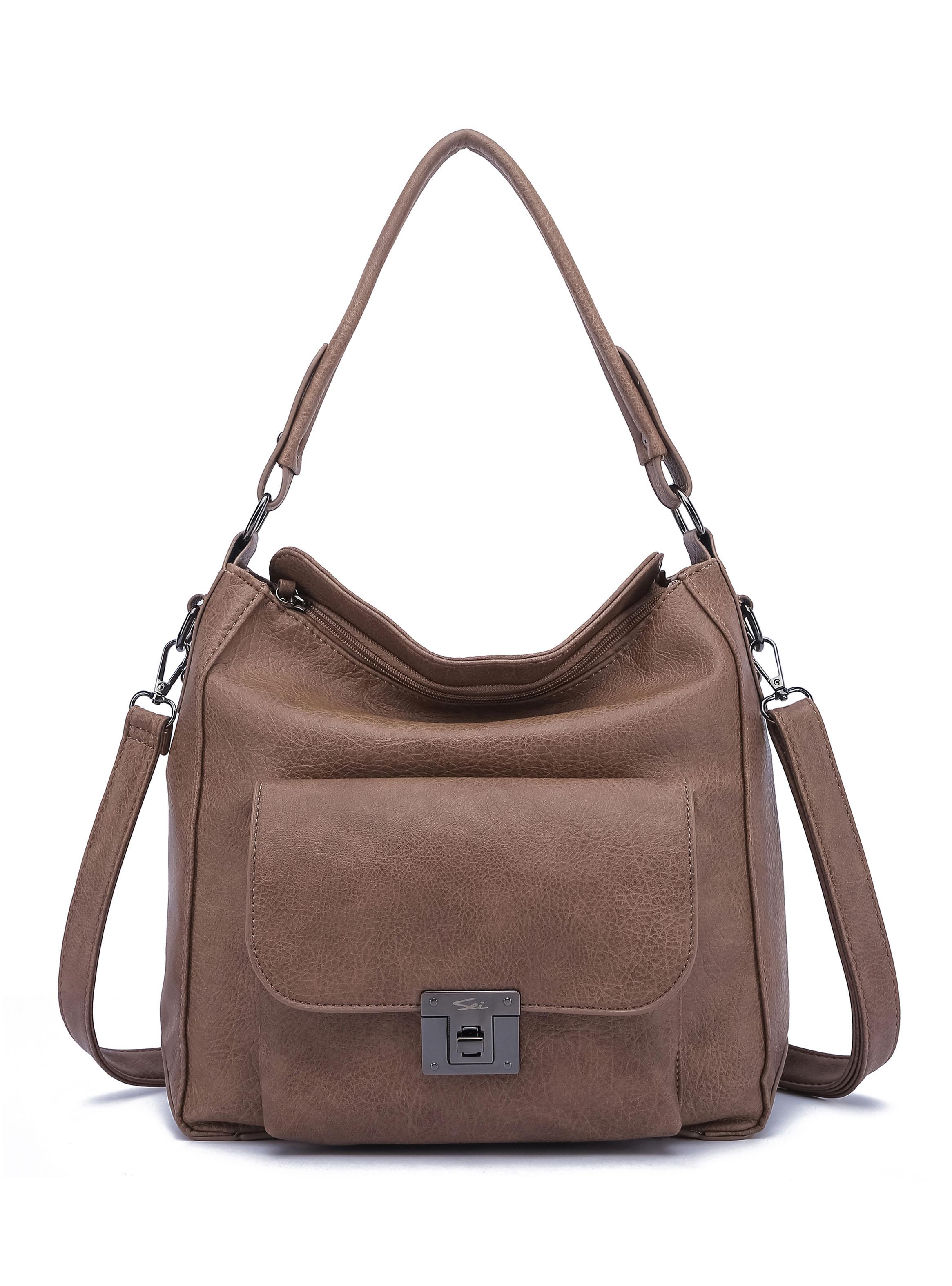 Bolso de Viaje Minimalista Pin Café-0