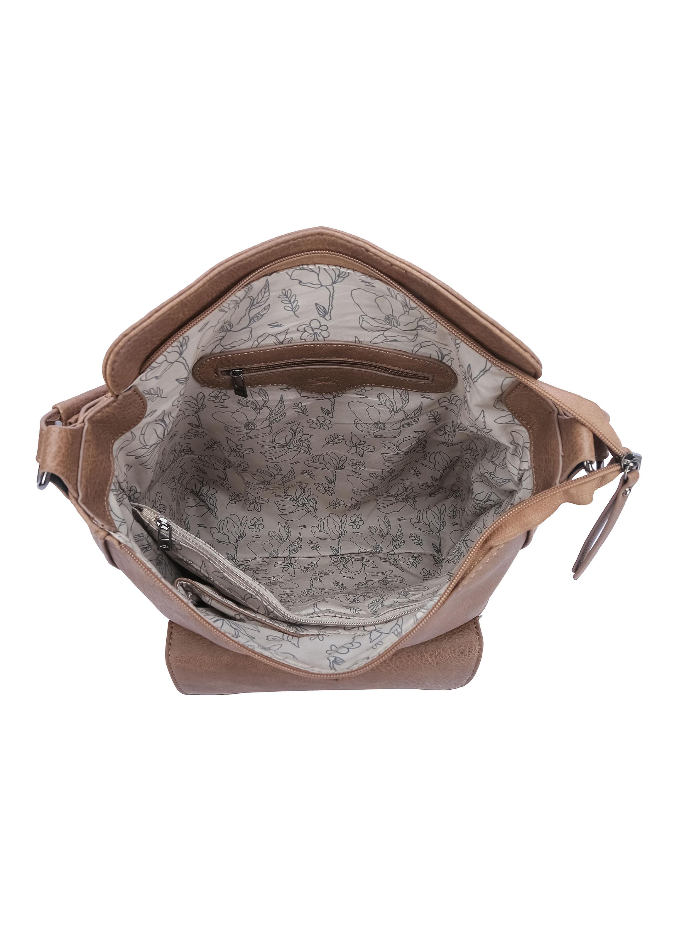 Bolso de Viaje Minimalista Pin Café-3