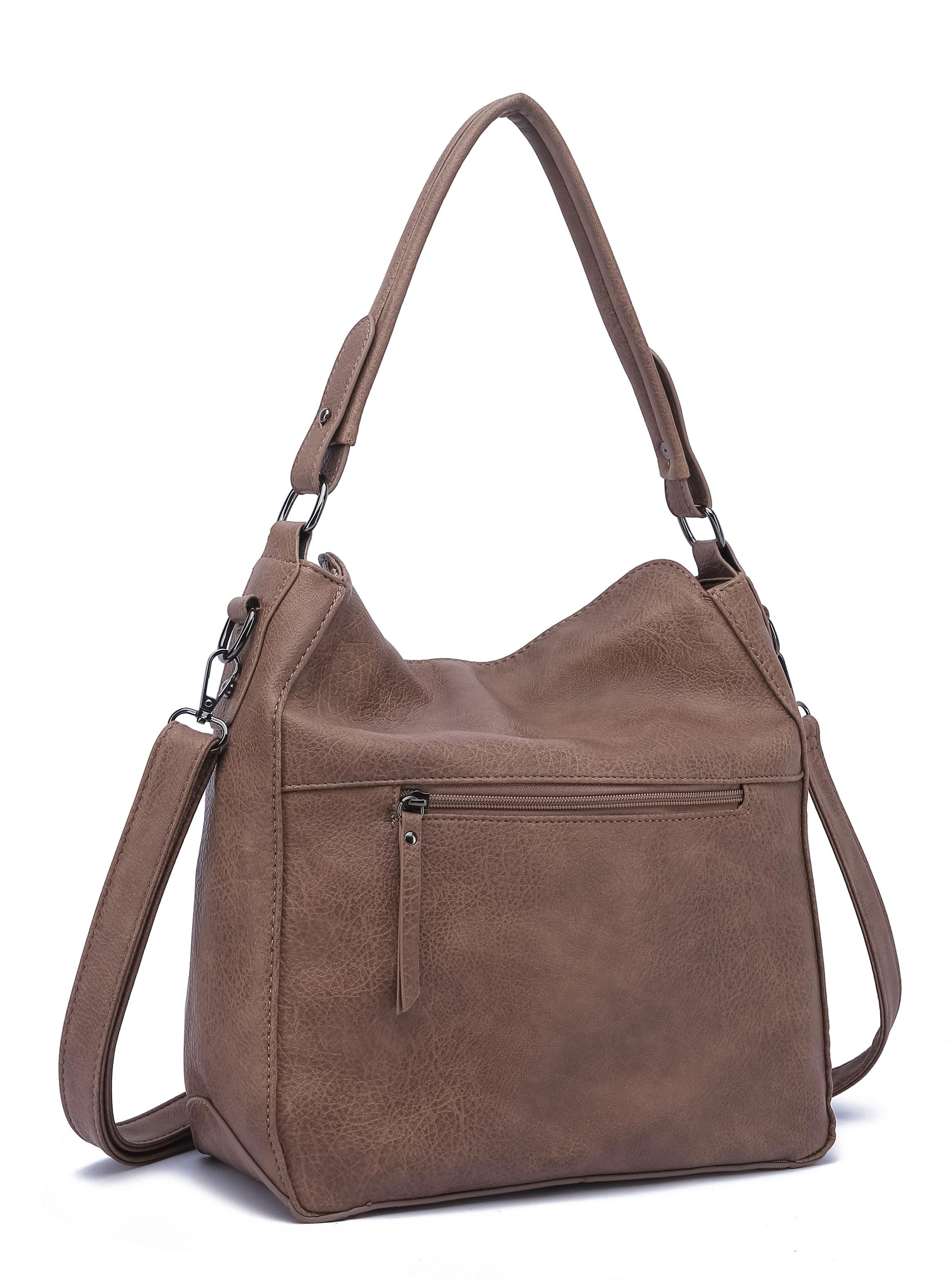 Bolso de Viaje Minimalista Pin Café-2