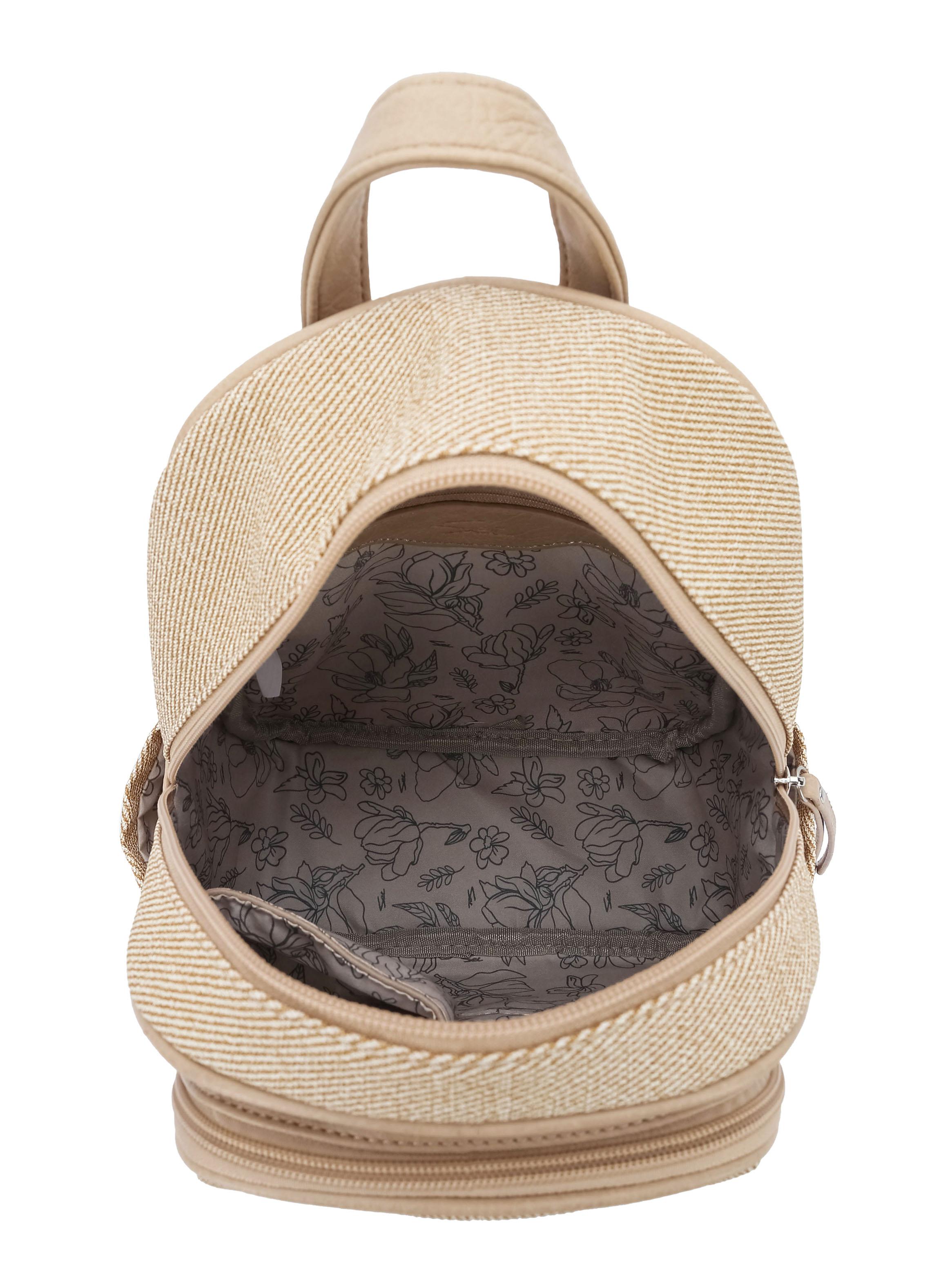 Mochila Urbana Bicolor Honesty Beige-3