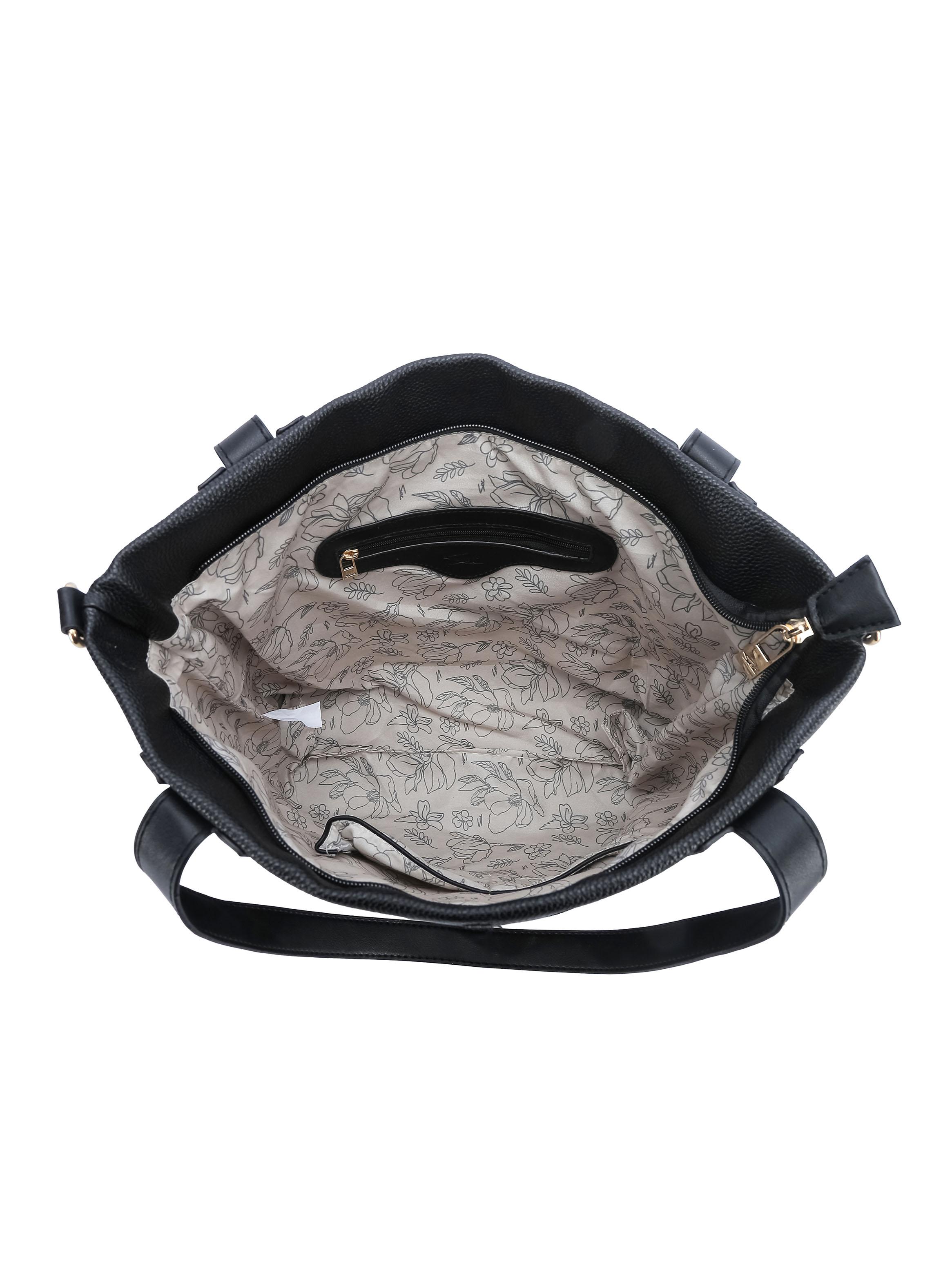 Bolso Laptop Minimalista Marguerite Negro-3