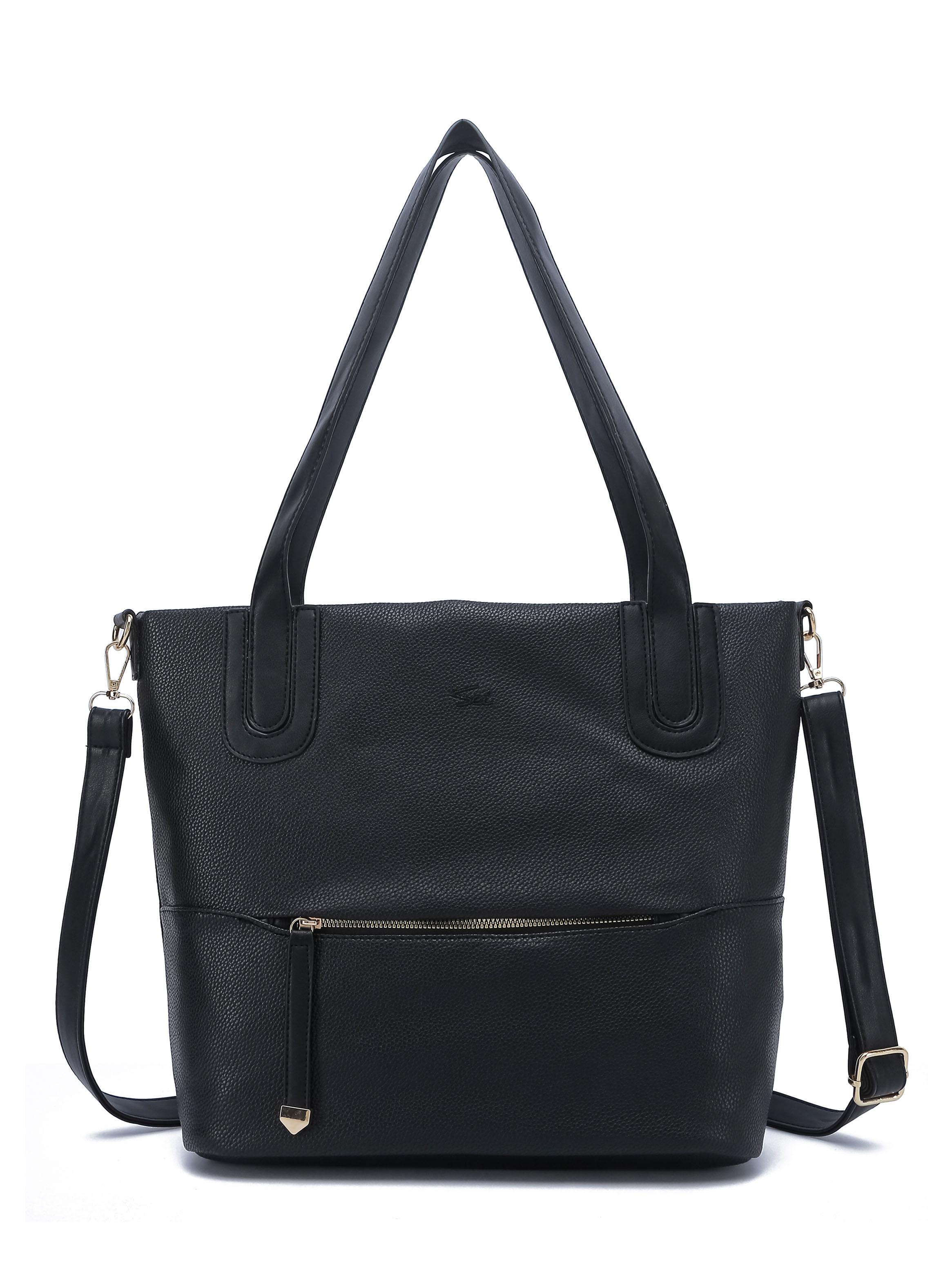 Bolso Laptop Minimalista Marguerite Negro-0