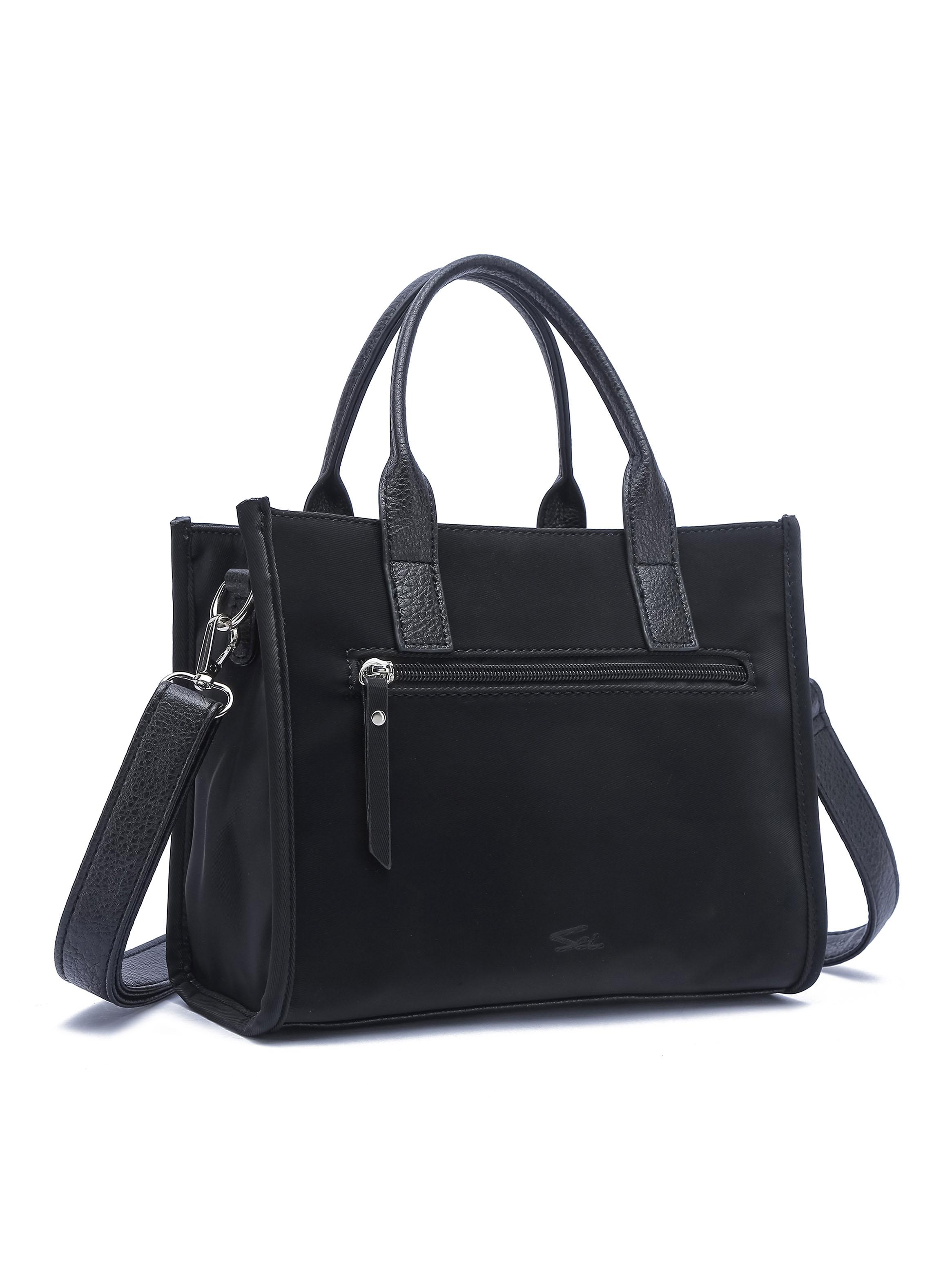 Bandolera Minimalista Chamomile Negro-2