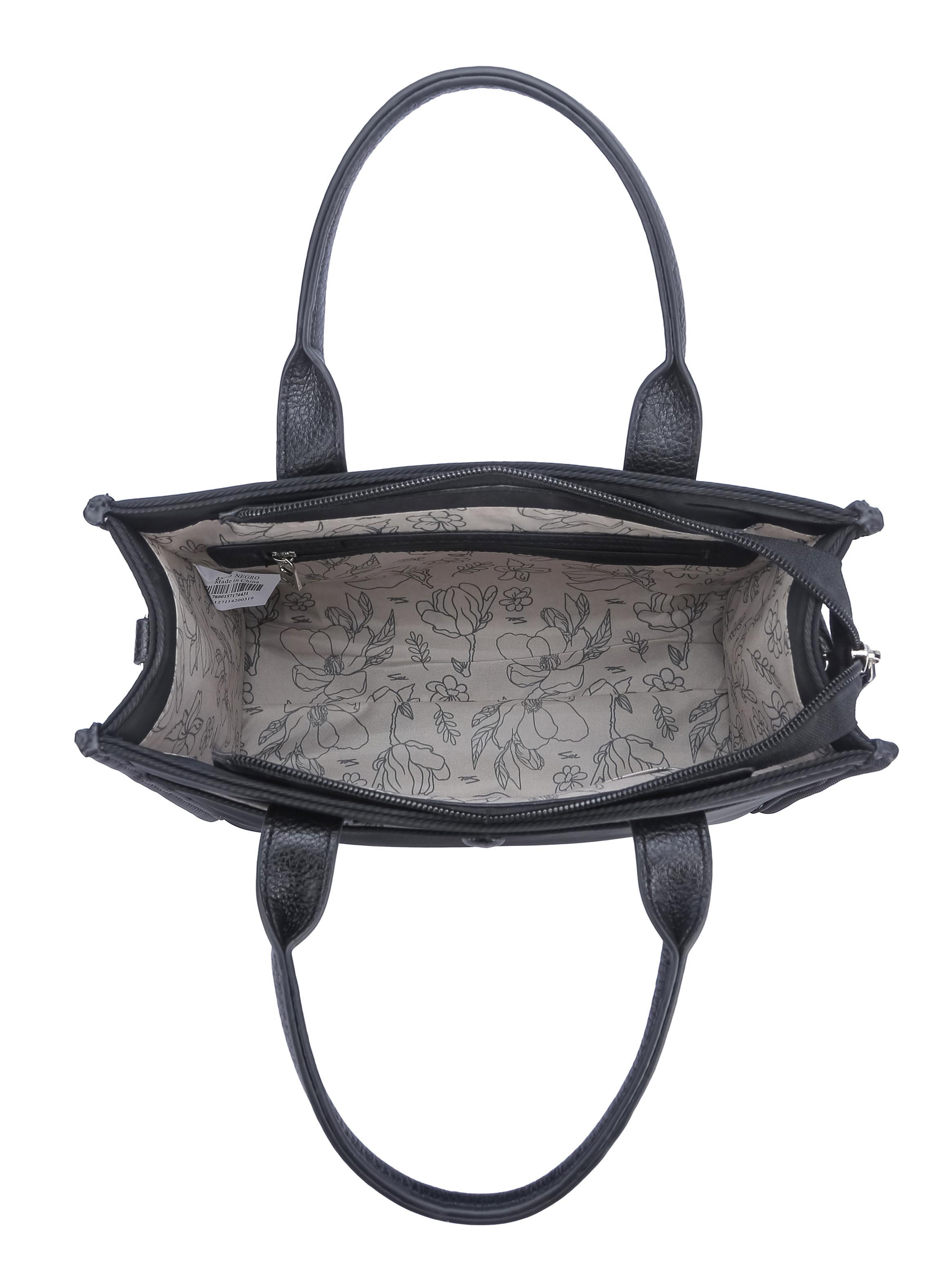 Bandolera Minimalista Chamomile Negro-3