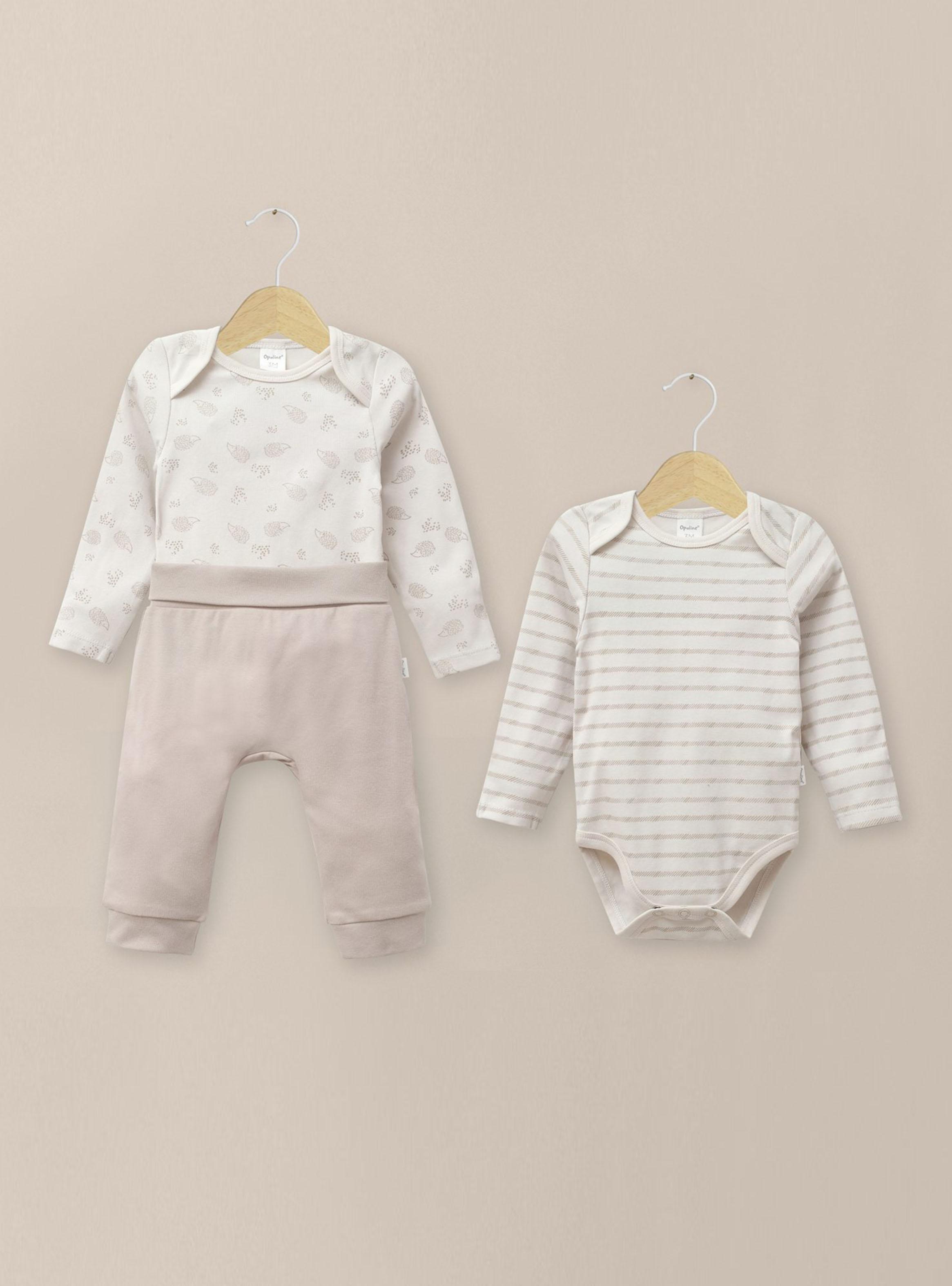 Conjunto 3 Piezas Estampado para Niñas y Niños-4