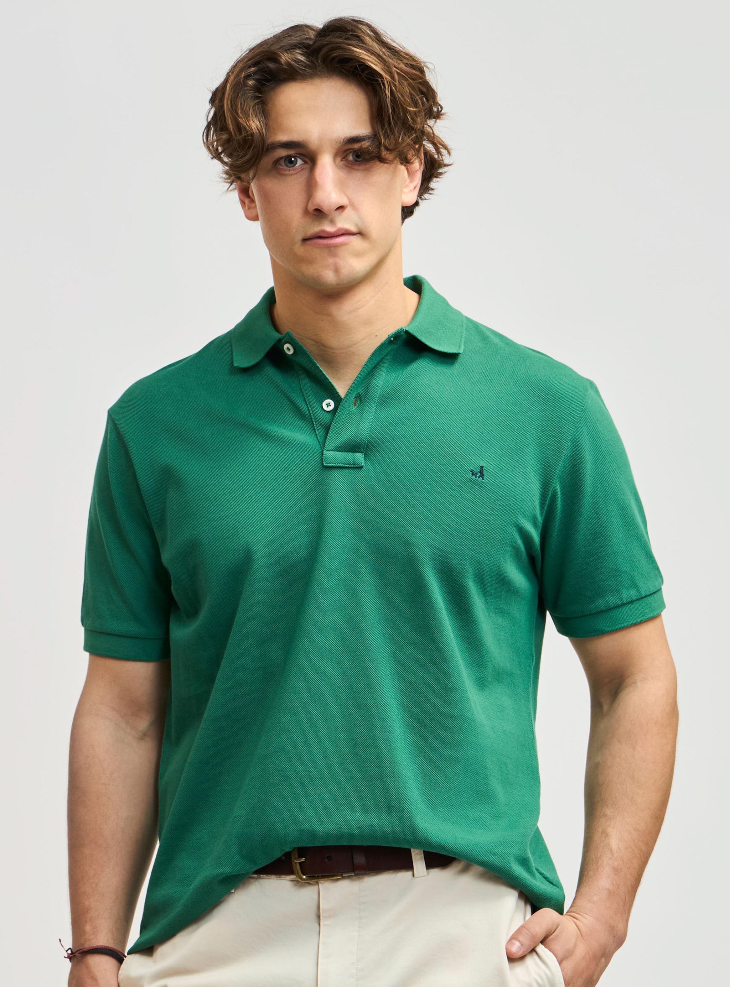 Polera Polo Piqué Clásica Lisa con Cuello-0