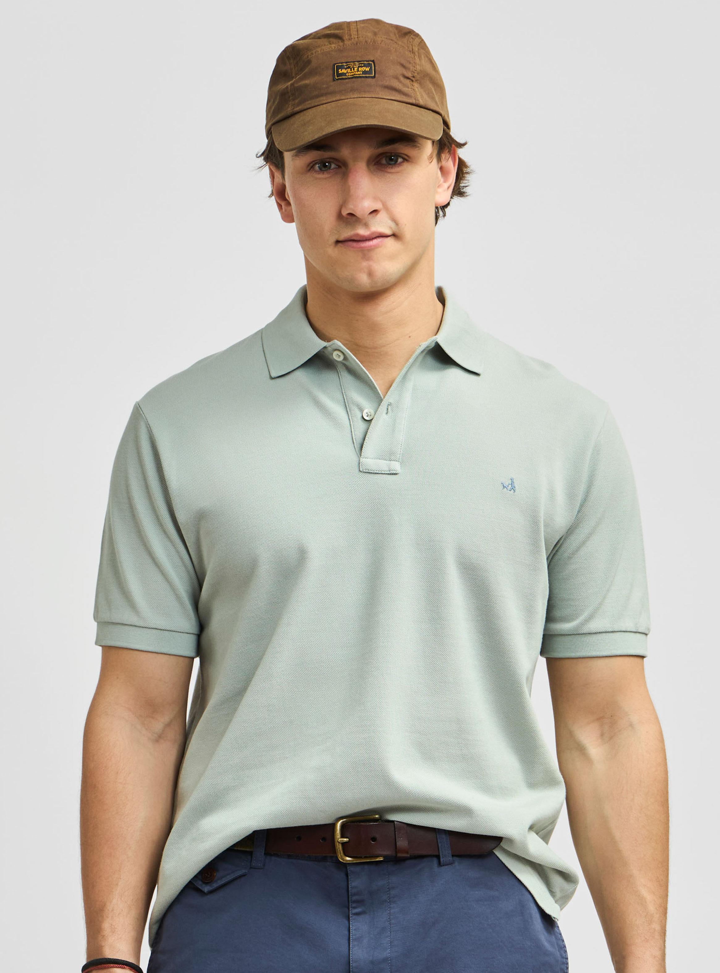 Polera Polo Piqué Clásica Lisa con Cuello-0
