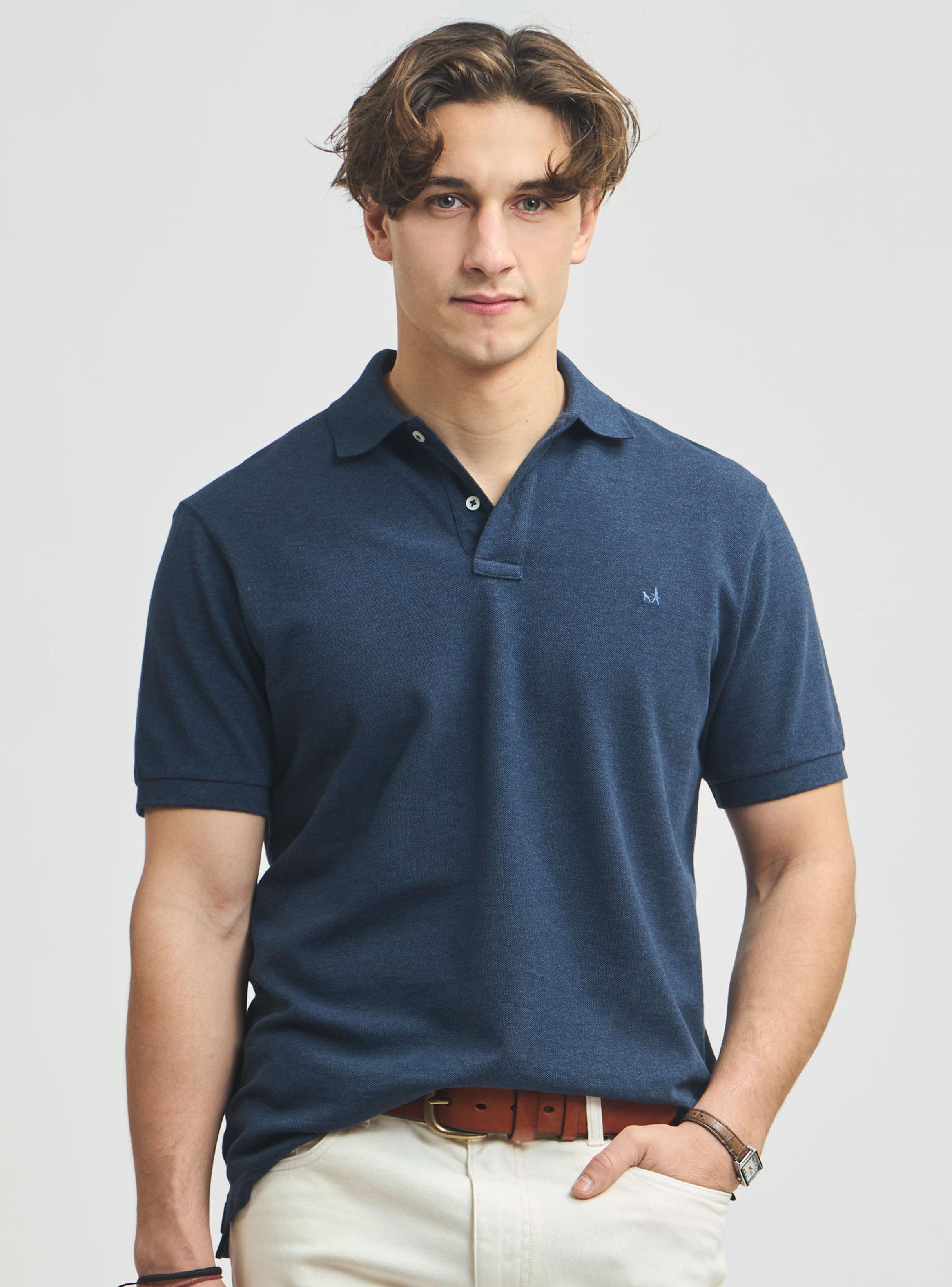 Polera Polo Piqué Clásica Lisa con Cuello-0