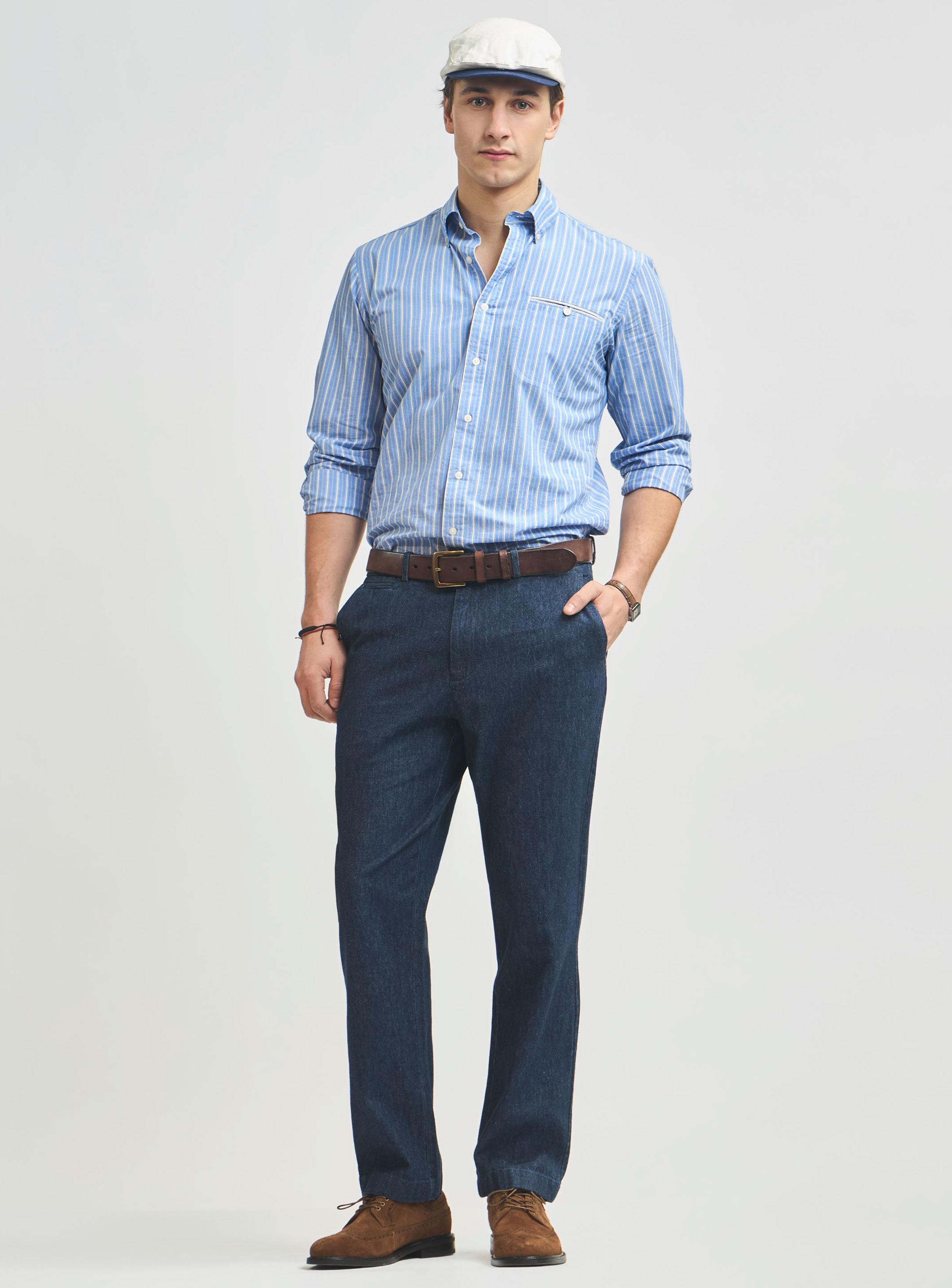 Camisa Sport Button Down Weekend Manga Larga-3