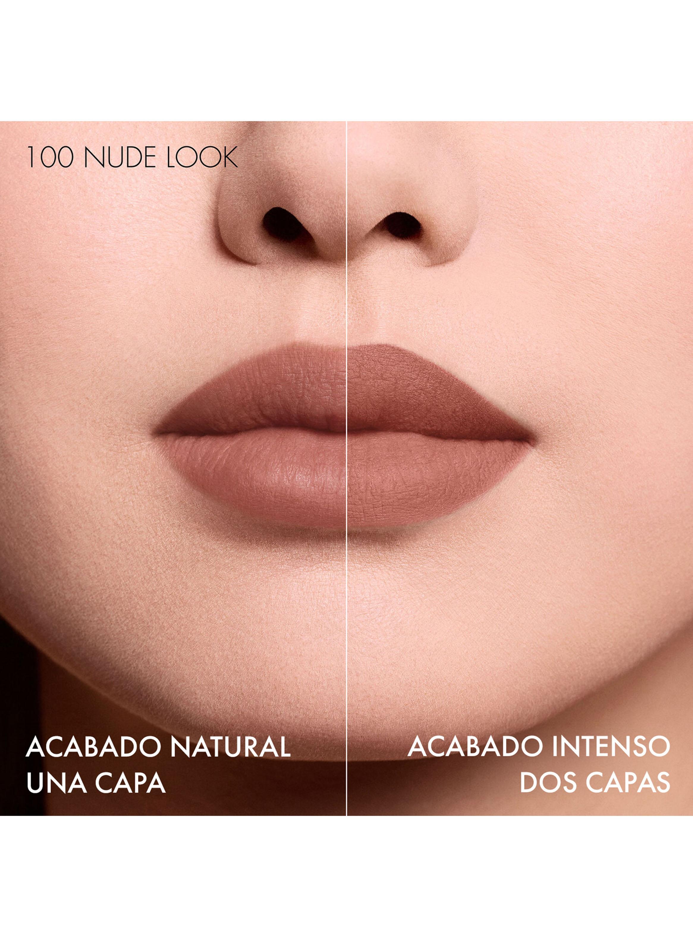 Labial Dior On Stage Ink Blur Matte Tono 100 Nude Look-5